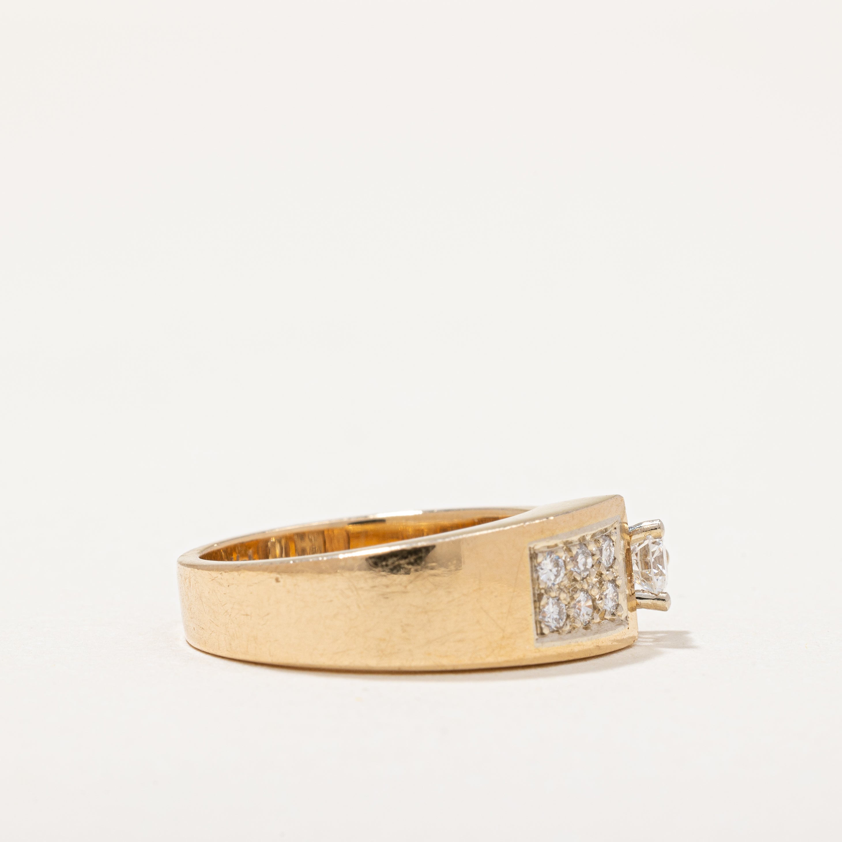 Pavé Accented Cocktail Ring | 0.29 ctw | SZ 6 |