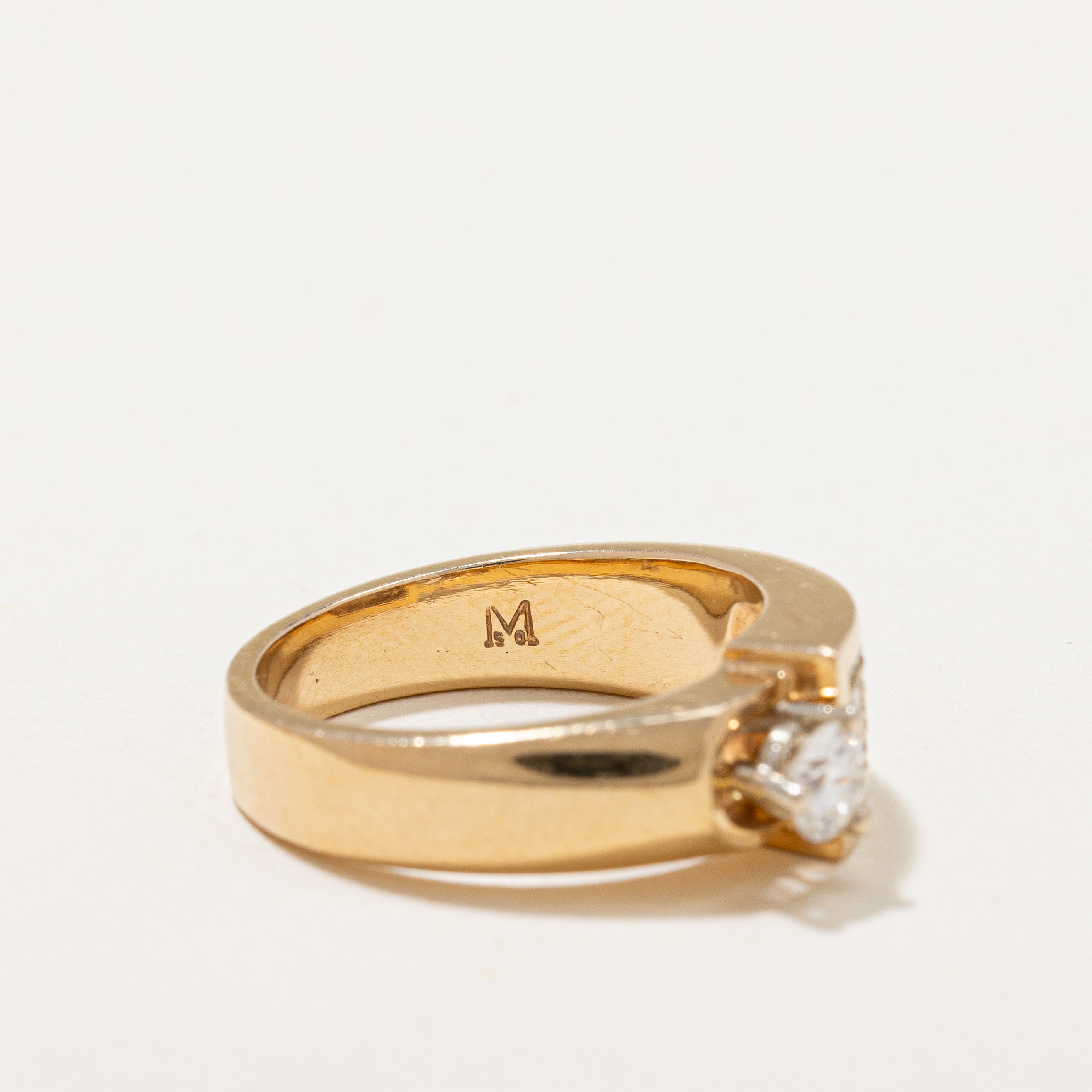 Pavé Accented Cocktail Ring | 0.29 ctw | SZ 6 |