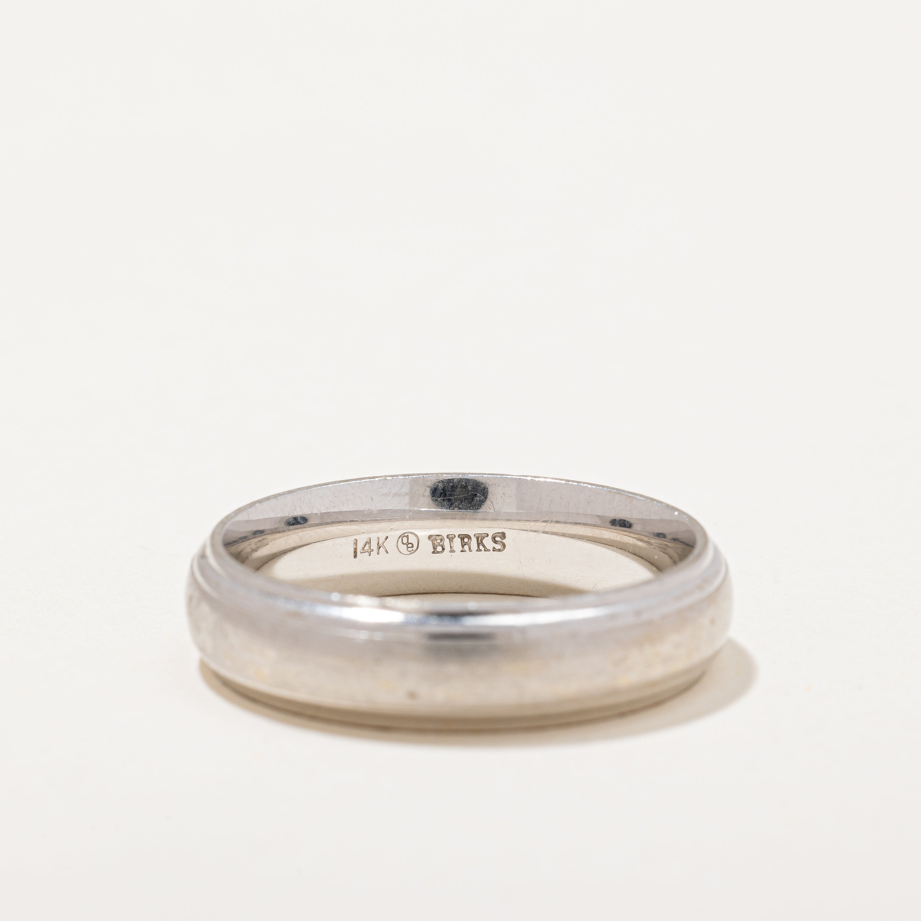 Birks' White Gold Band | SZ 11.5 |