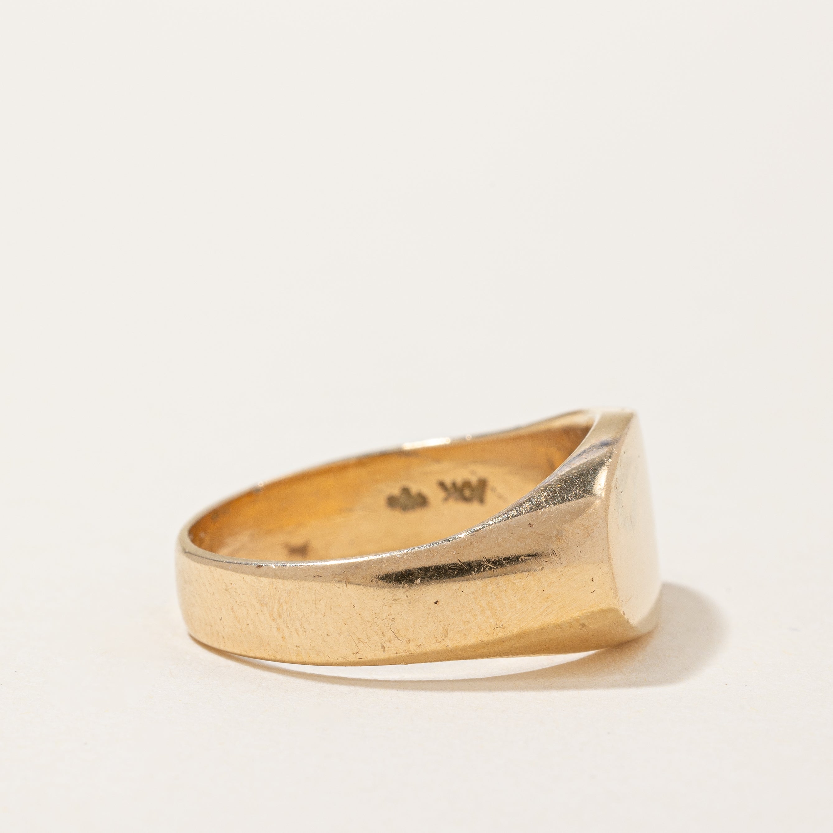 Bague chevalière ovale | Taille 9,5 |