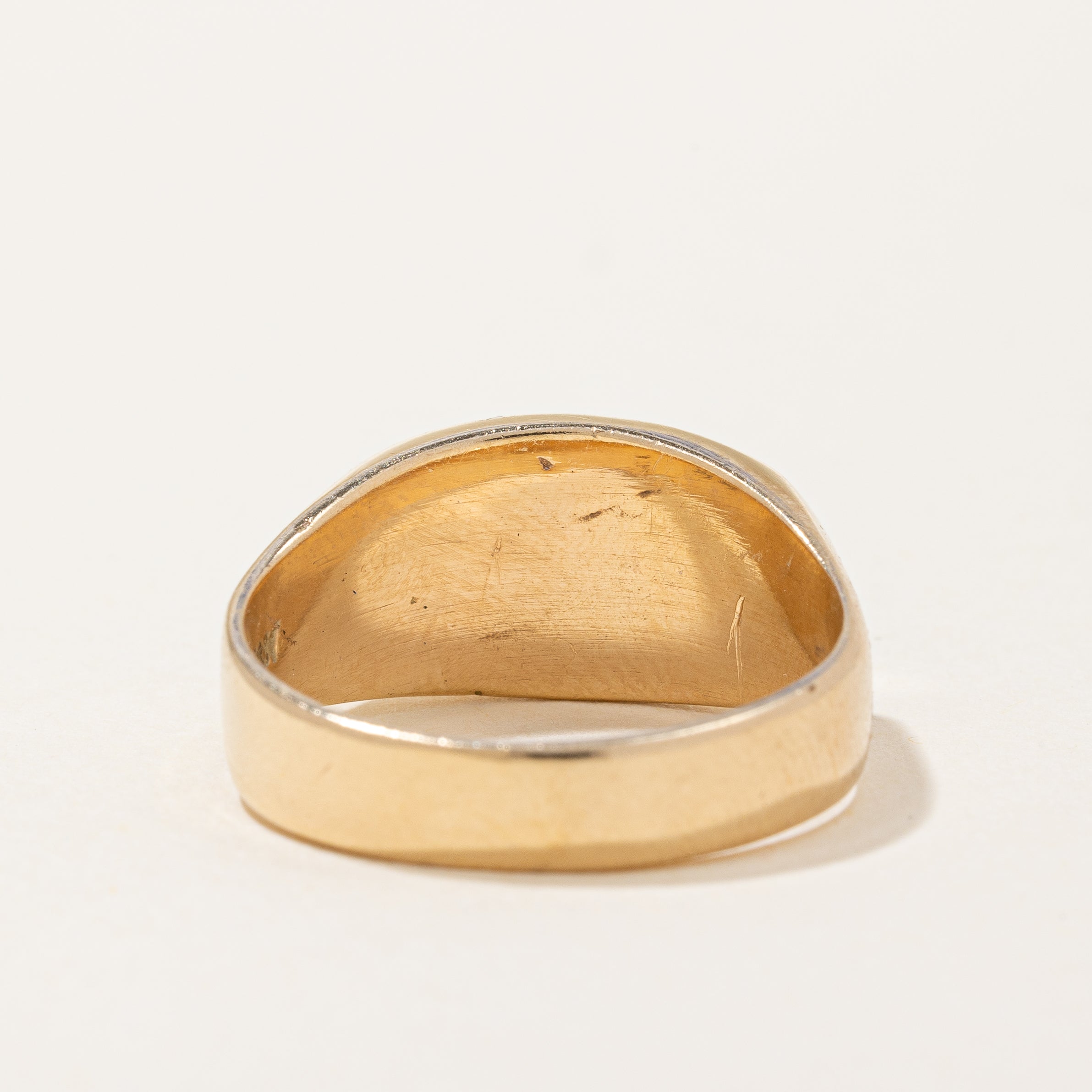 Bague chevalière ovale | Taille 9,5 |