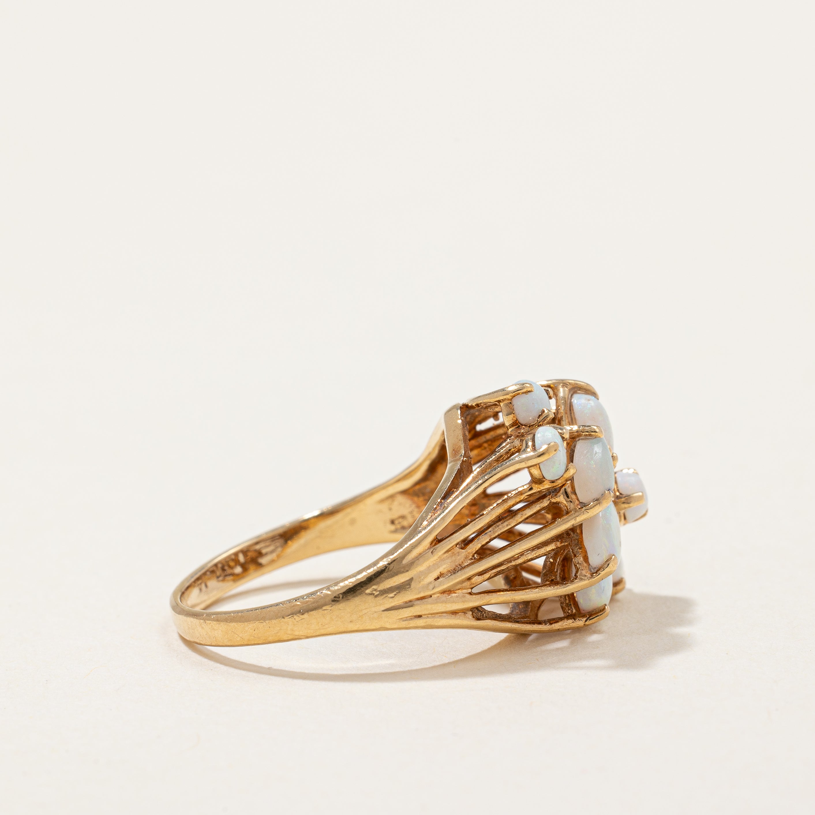 Opal Cluster Ring | 0.88 ctw | SZ 5.75 |