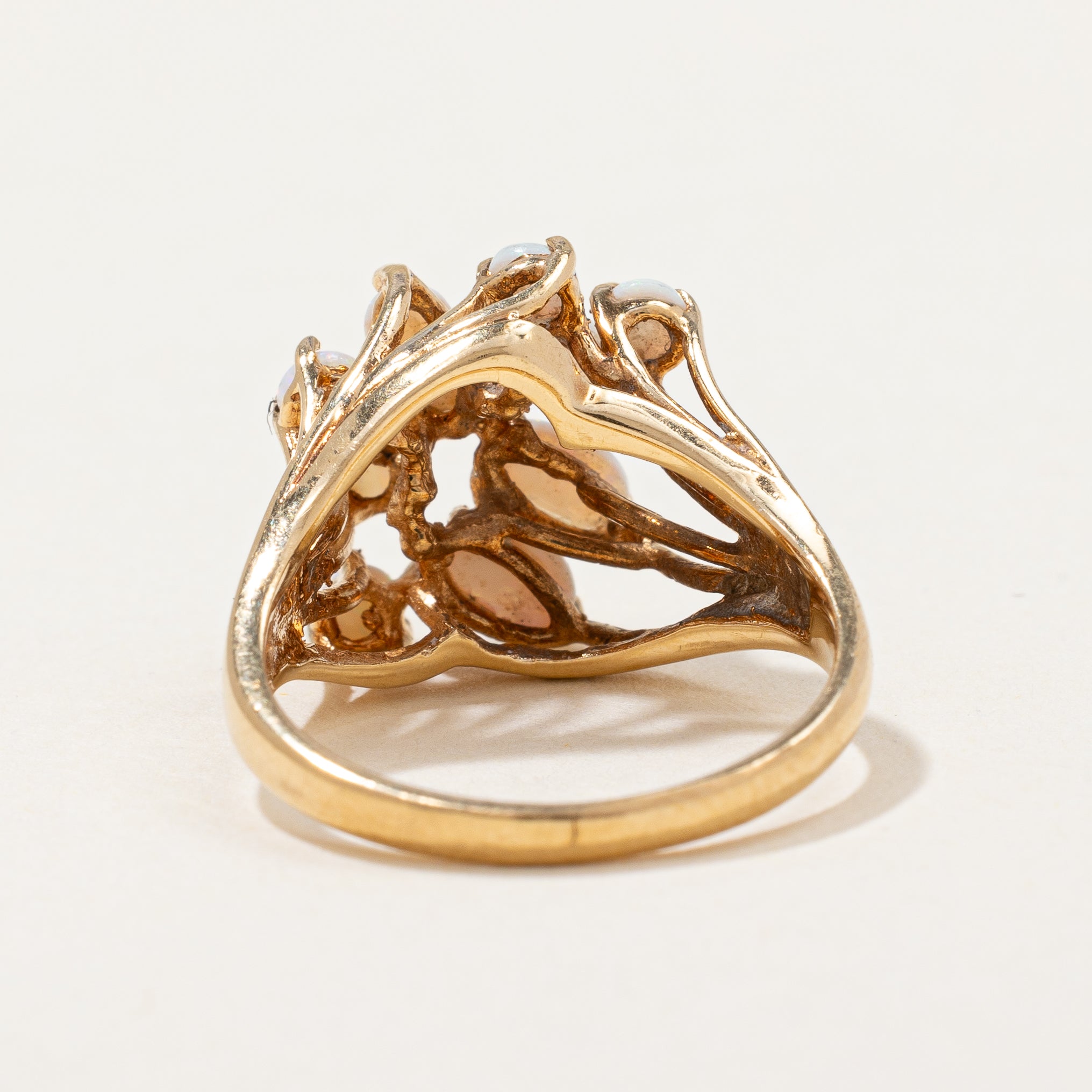 Opal Cluster Ring | 0.88 ctw | SZ 5.75 |