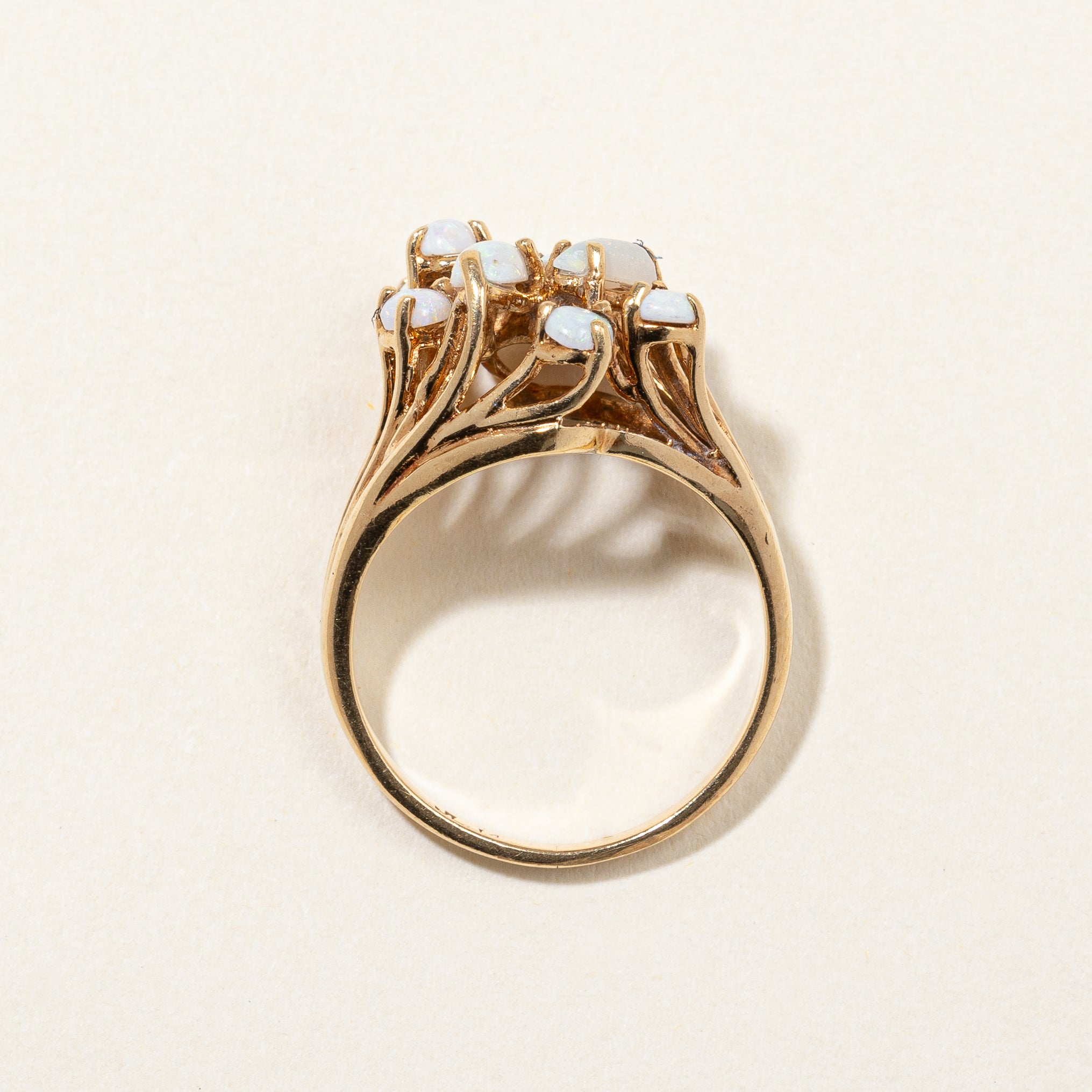 Opal Cluster Ring | 0.88 ctw | SZ 5.75 |