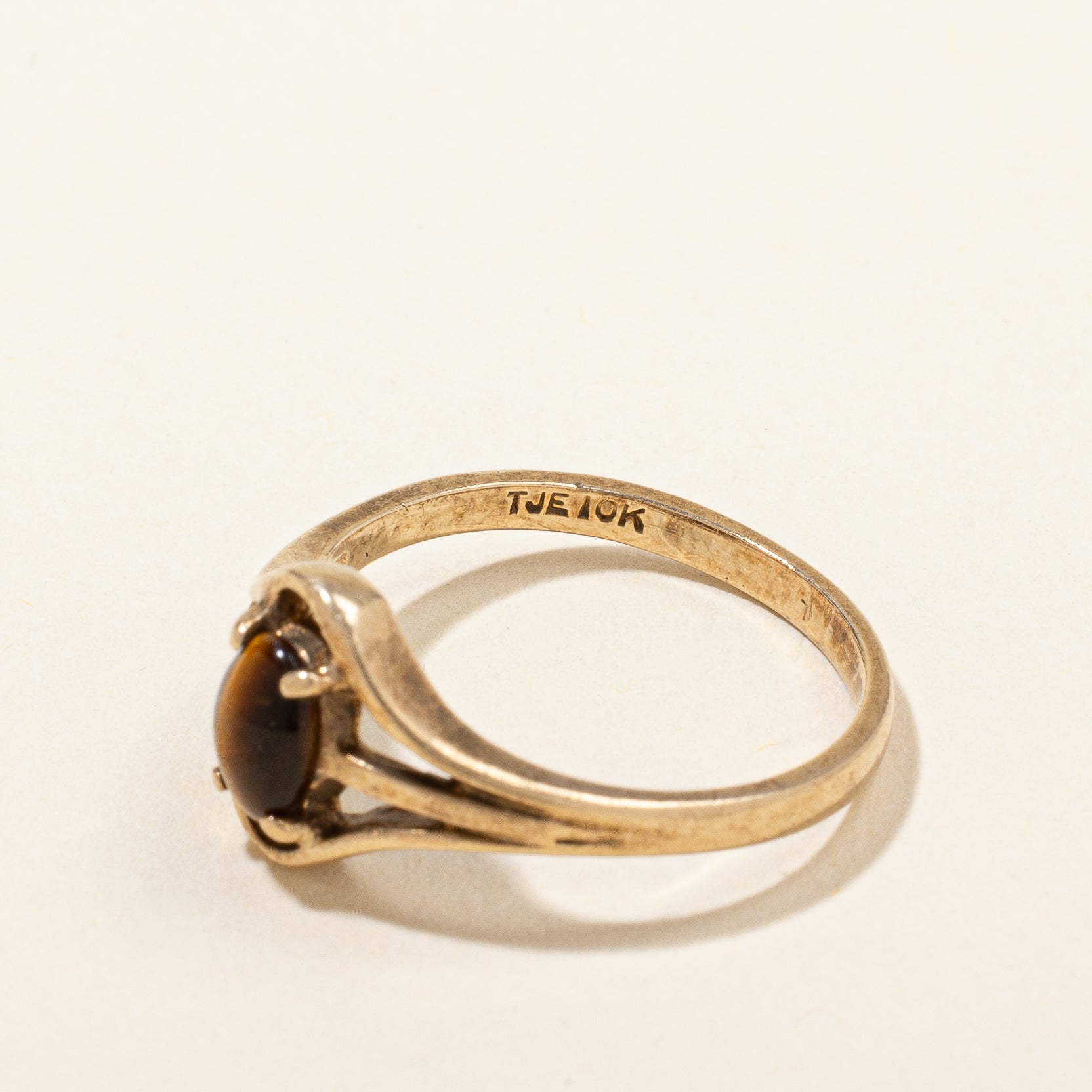 Tiger's Eye Quartz Ring | 0.35ct | SZ 6 |