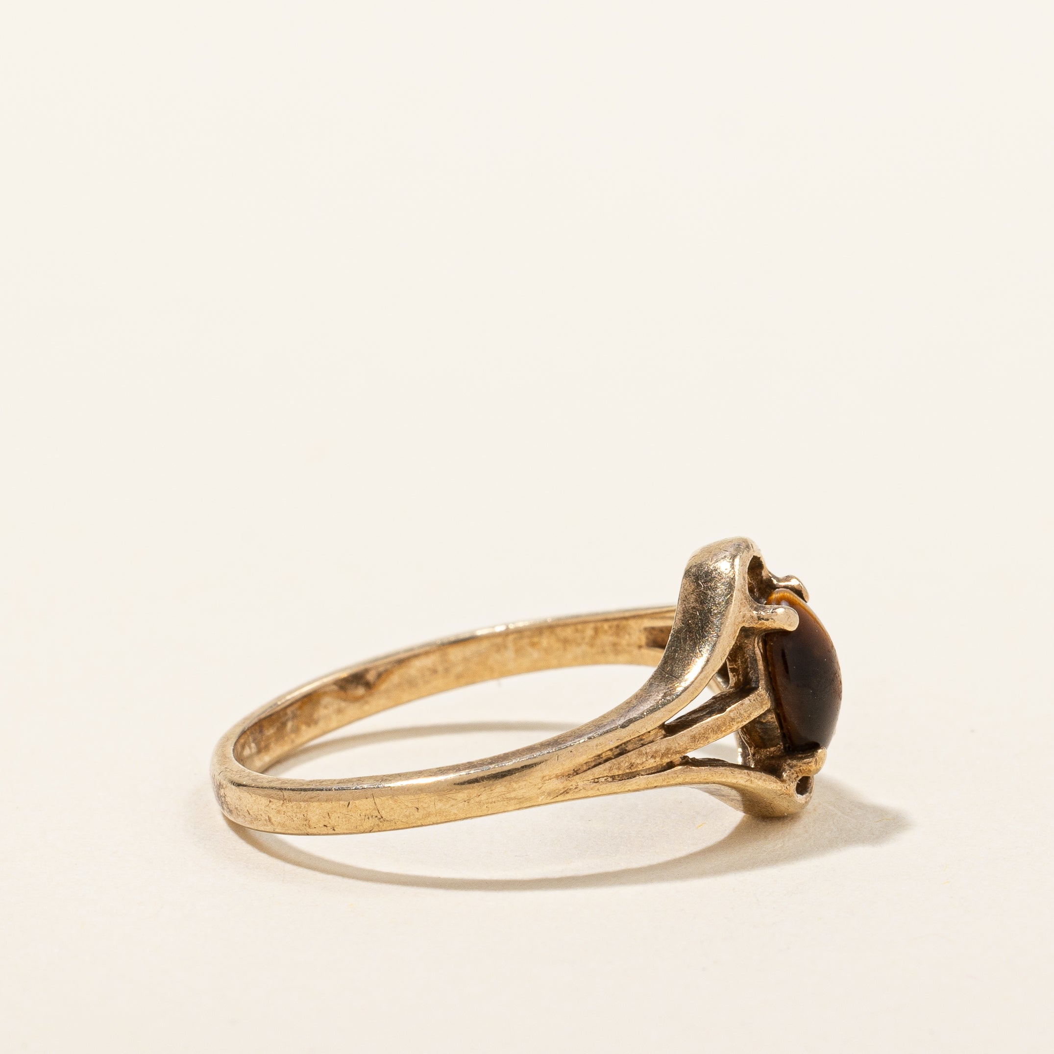 Tiger's Eye Quartz Ring | 0.35ct | SZ 6 |