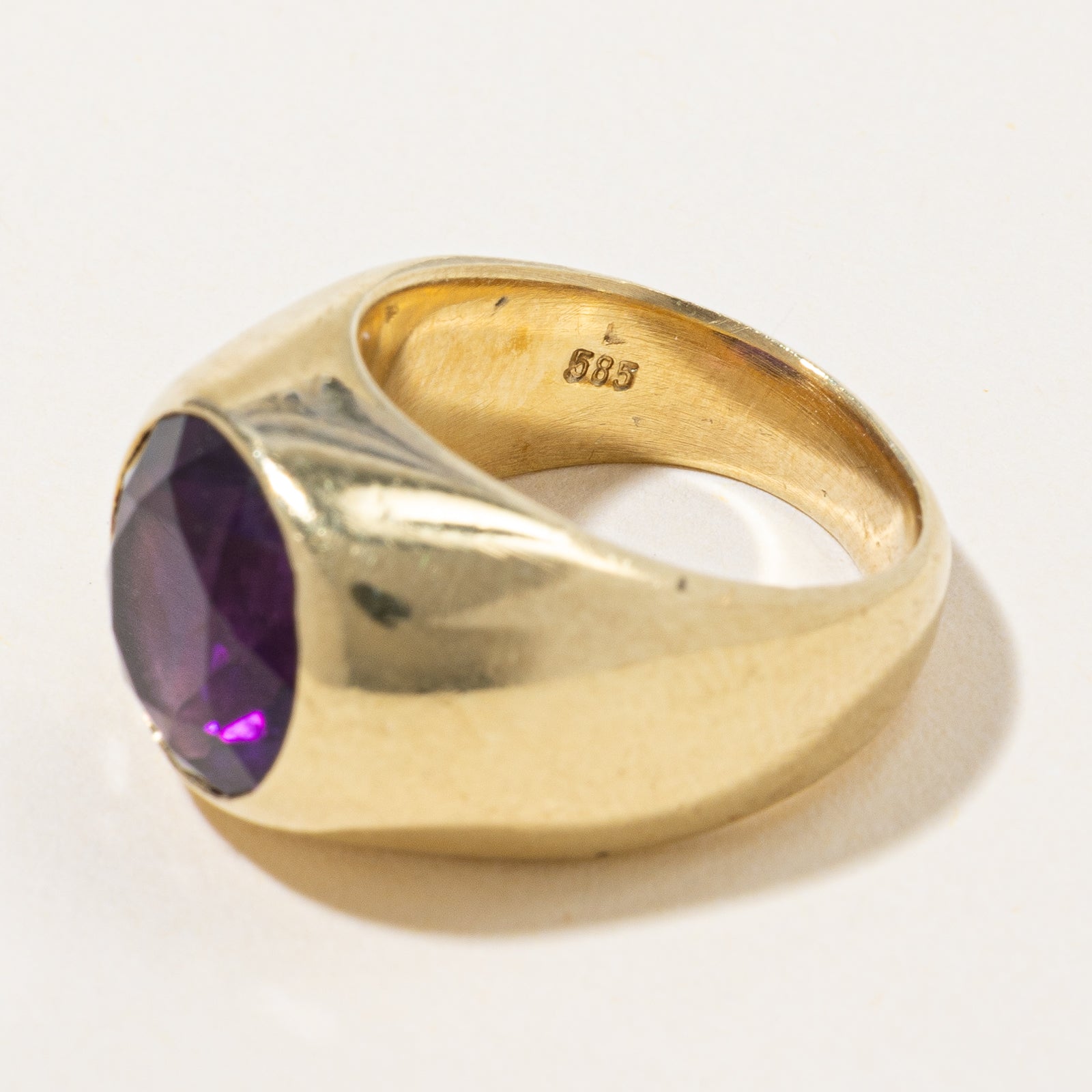 Amethyst Cocktail Ring | 3.40ct | SZ 4.5 |