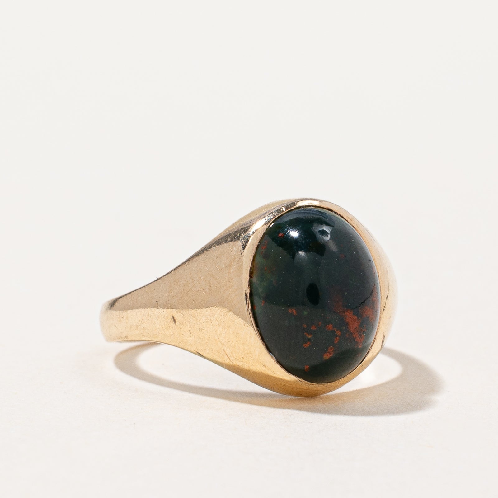 Birks' Bloodstone Signet Ring | 2.60ct | SZ 4.5 |