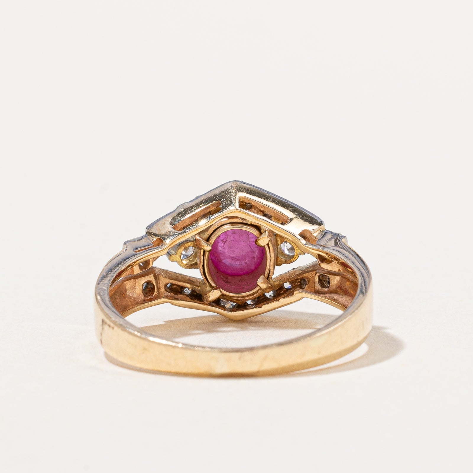 Ruby & Diamond Ring | 0.60ct, 0.60ctw | SZ 7.75 |