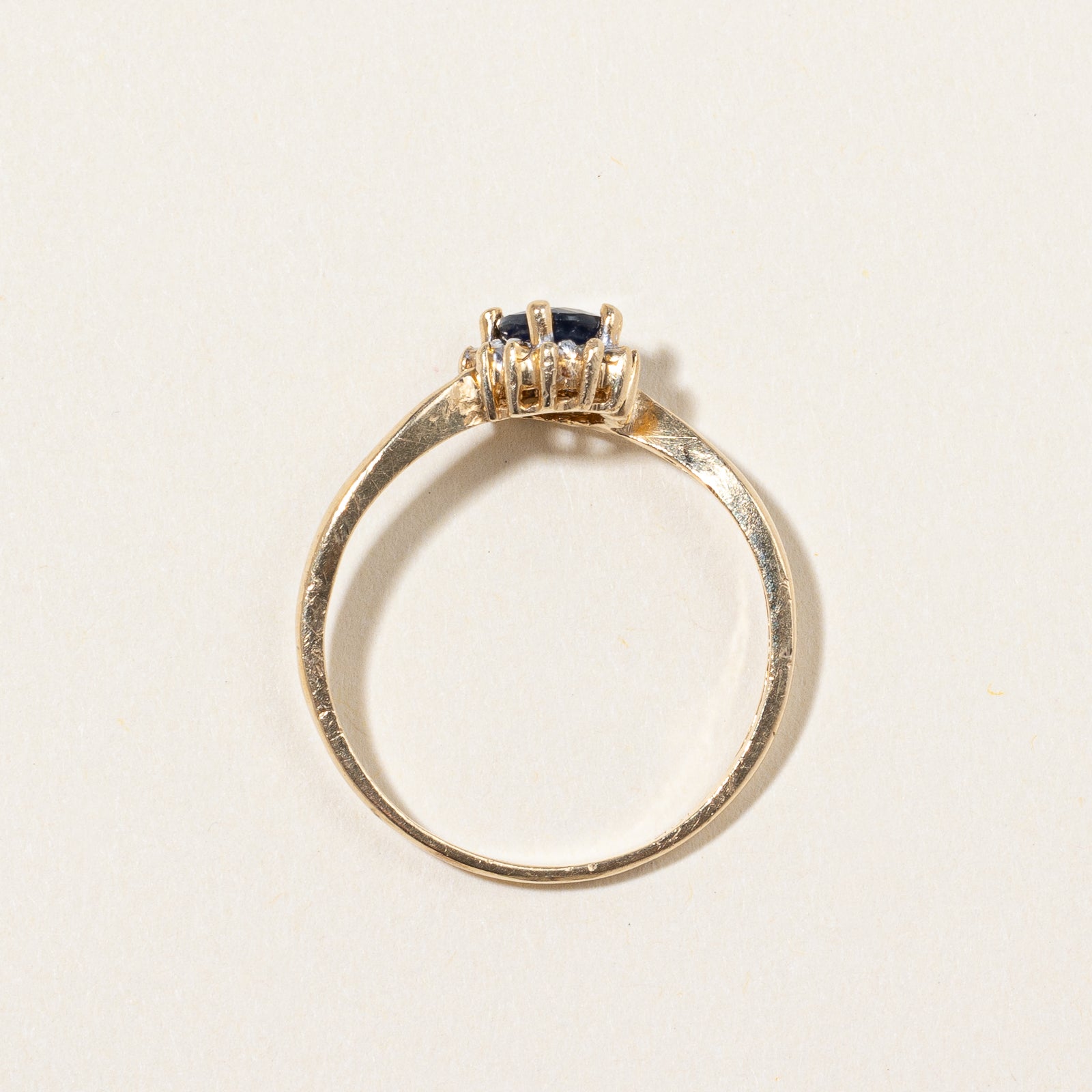 Sapphire & Diamond Ring | 0.36ct, 0.01ctw | SZ 8.5 |