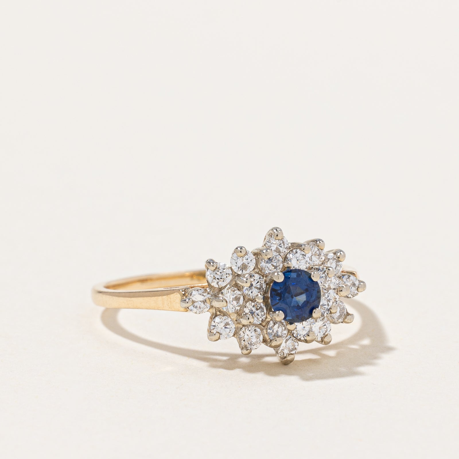 Diamond & Sapphire Ring | 0.50ctw, 0.30ct | SZ 8.75 |