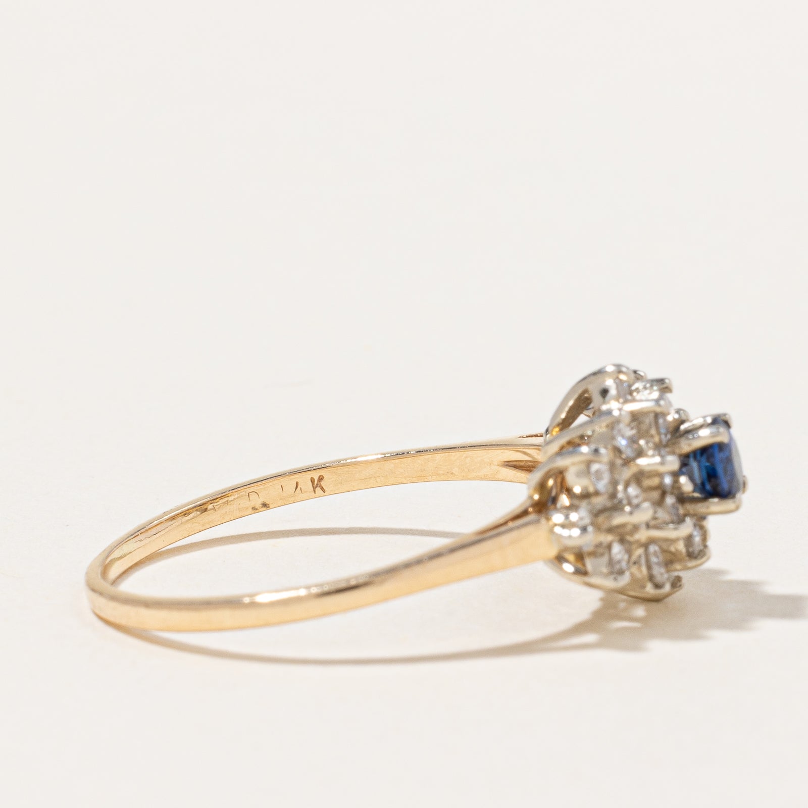 Diamond & Sapphire Ring | 0.50ctw, 0.30ct | SZ 8.75 |