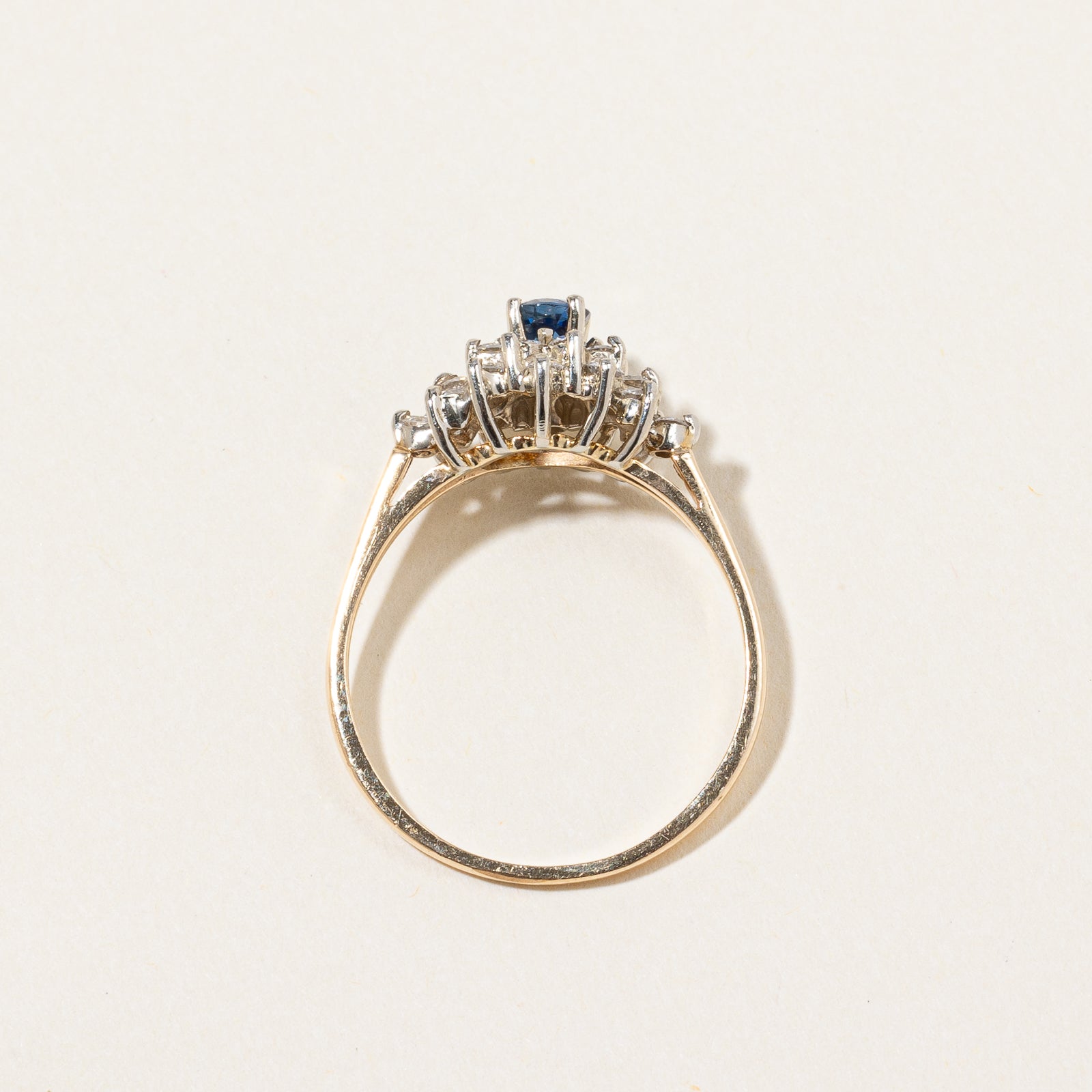 Diamond & Sapphire Ring | 0.50ctw, 0.30ct | SZ 8.75 |