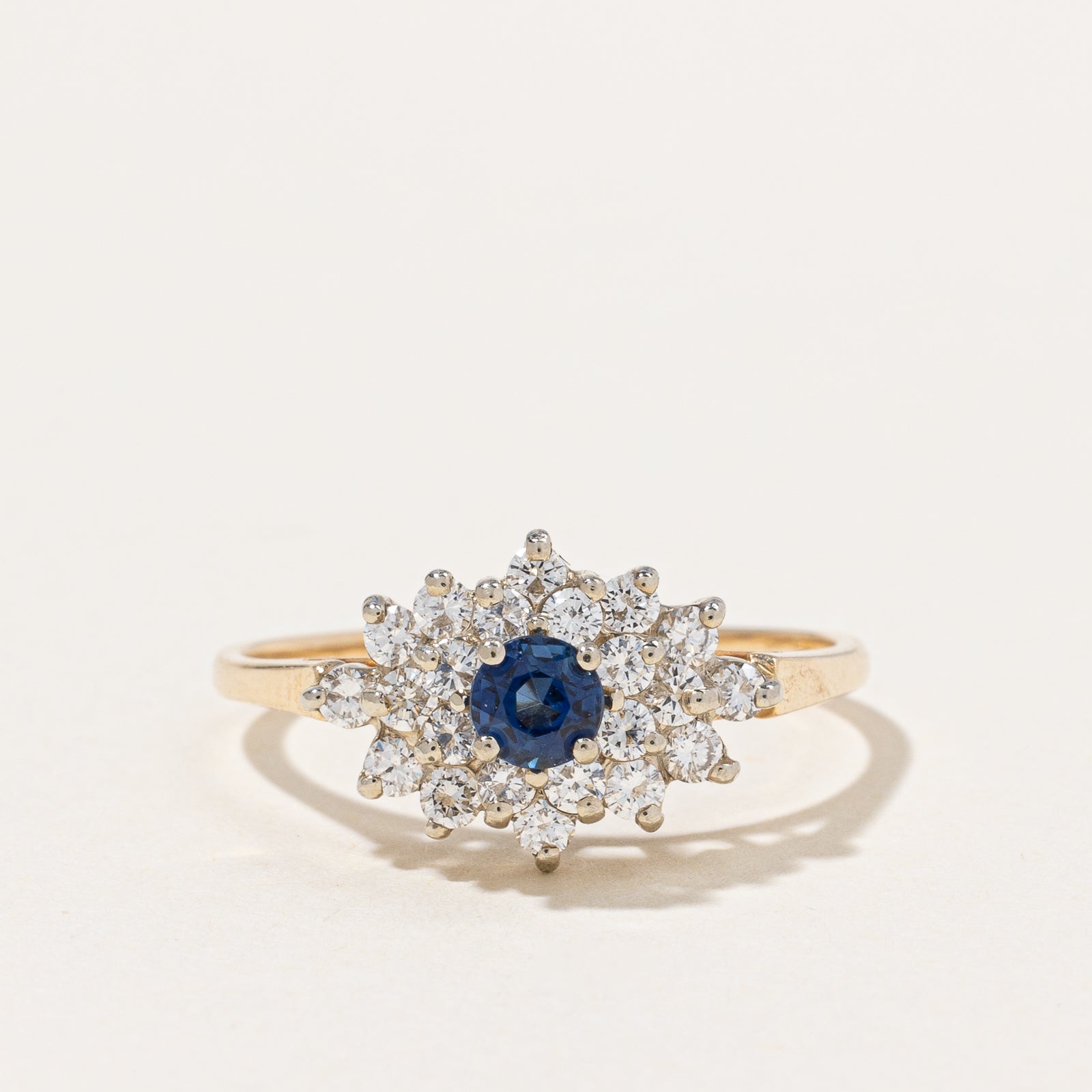 Diamond & Sapphire Ring | 0.50ctw, 0.30ct | SZ 8.75 |