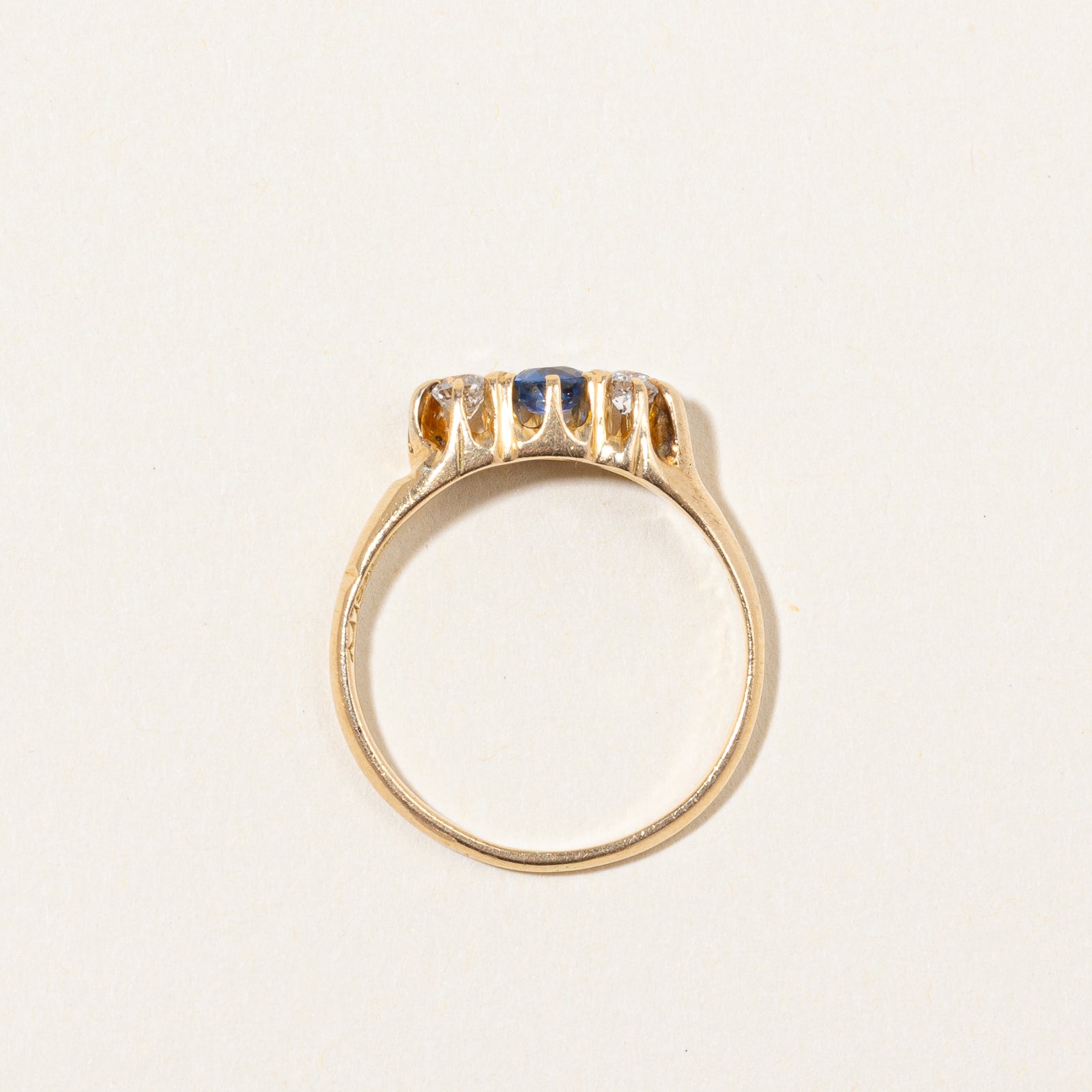 Diamond & Sapphire Ring | 0.36ctw, 0.20ct | SZ 5.75 |