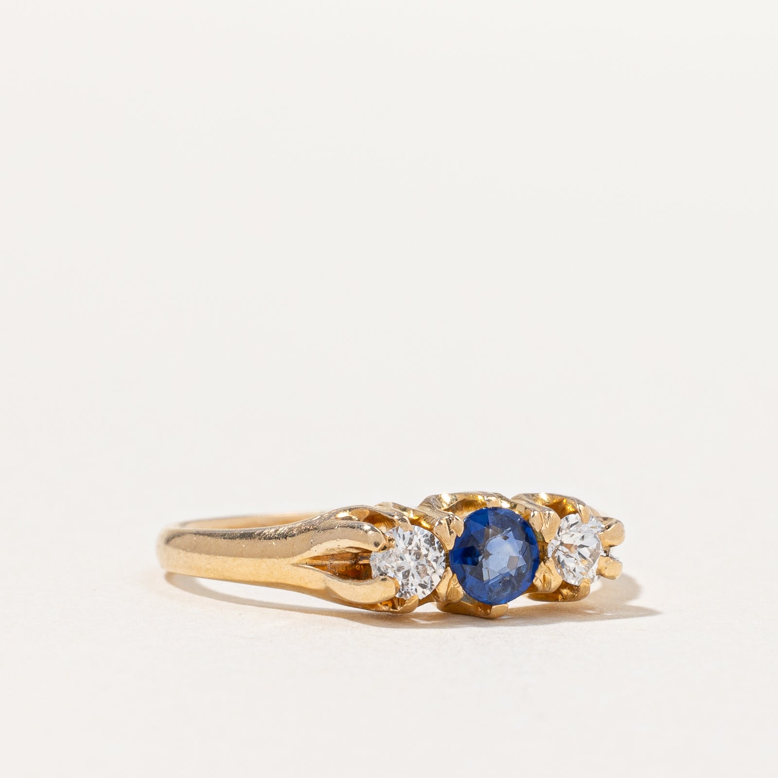 Diamond & Sapphire Ring | 0.36ctw, 0.20ct | SZ 5.75 |