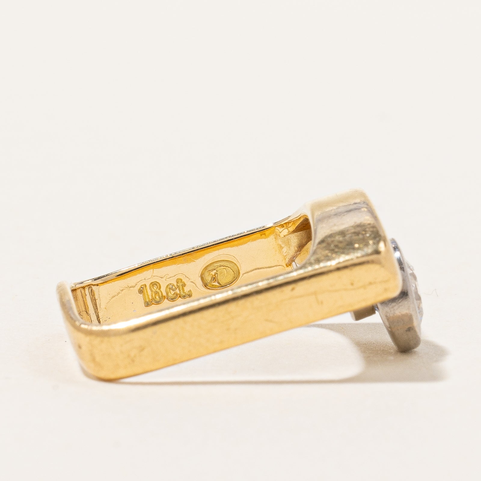 Bezel Set Abstract Diamond Ring | 0.70 ctw, SZ 5.25 |