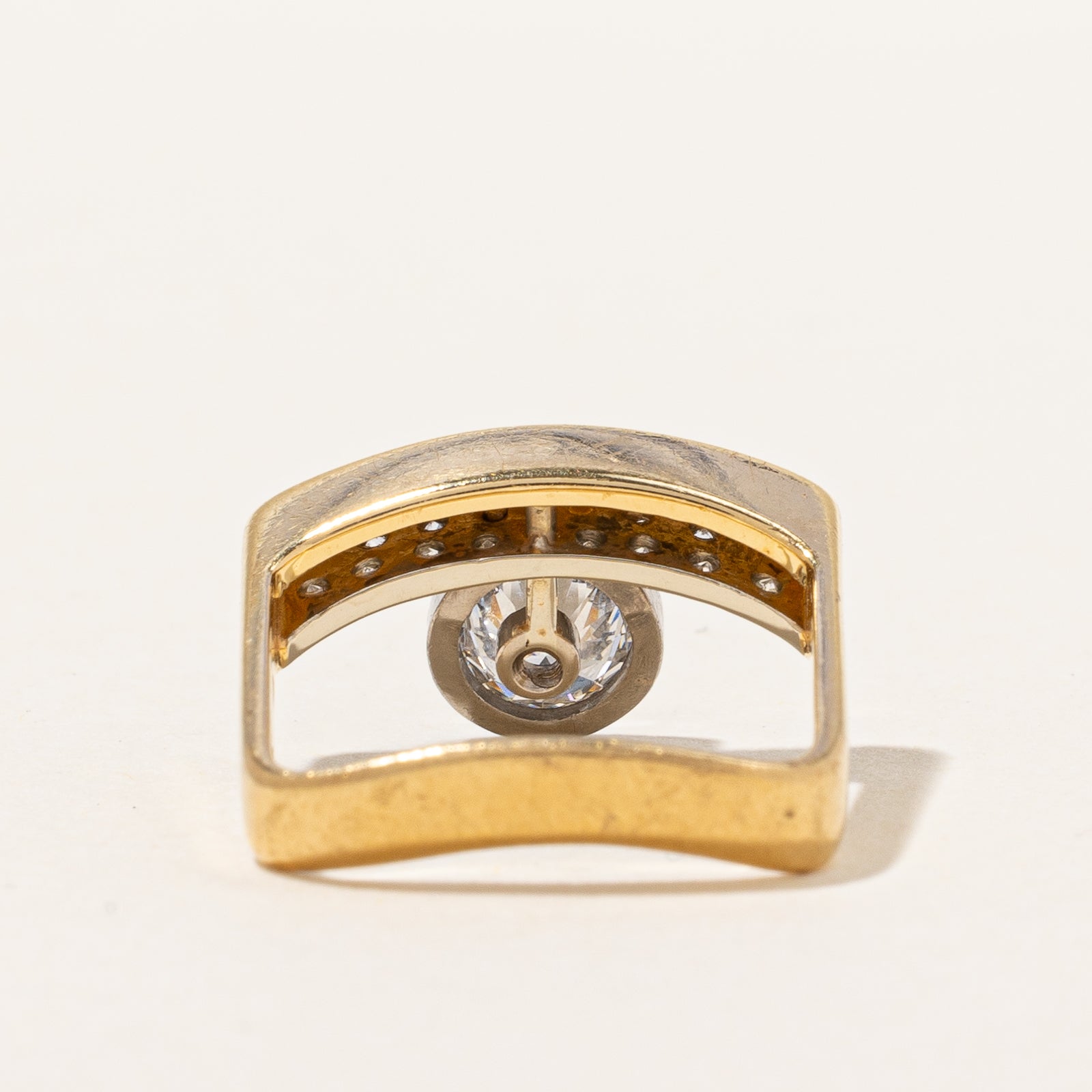 Bezel Set Abstract Diamond Ring | 0.70 ctw, SZ 5.25 |