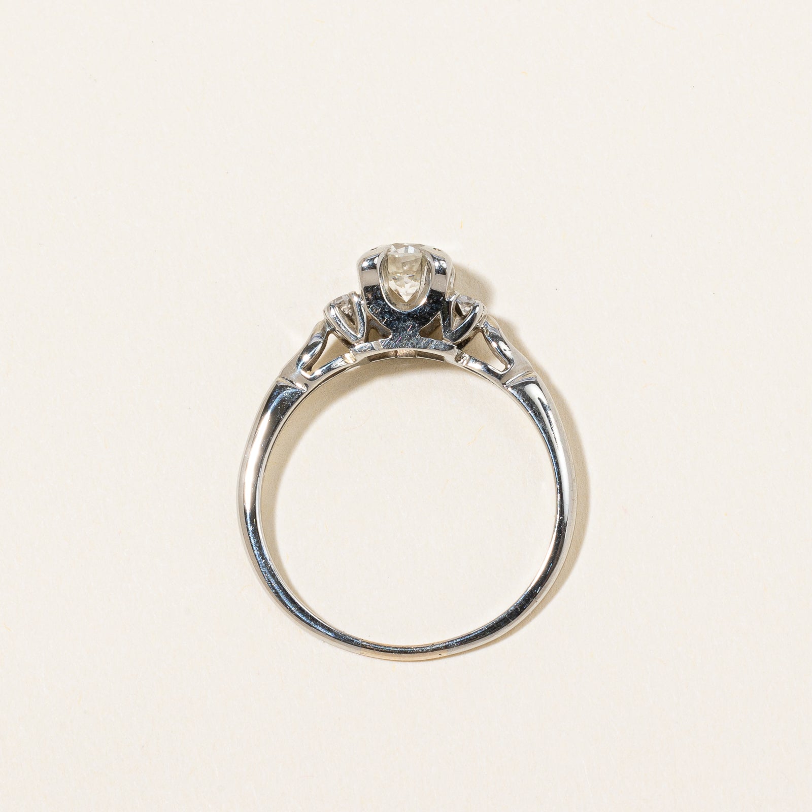 Vintage Diamond Engagement Ring | 0.75 ctw | SZ 8 |