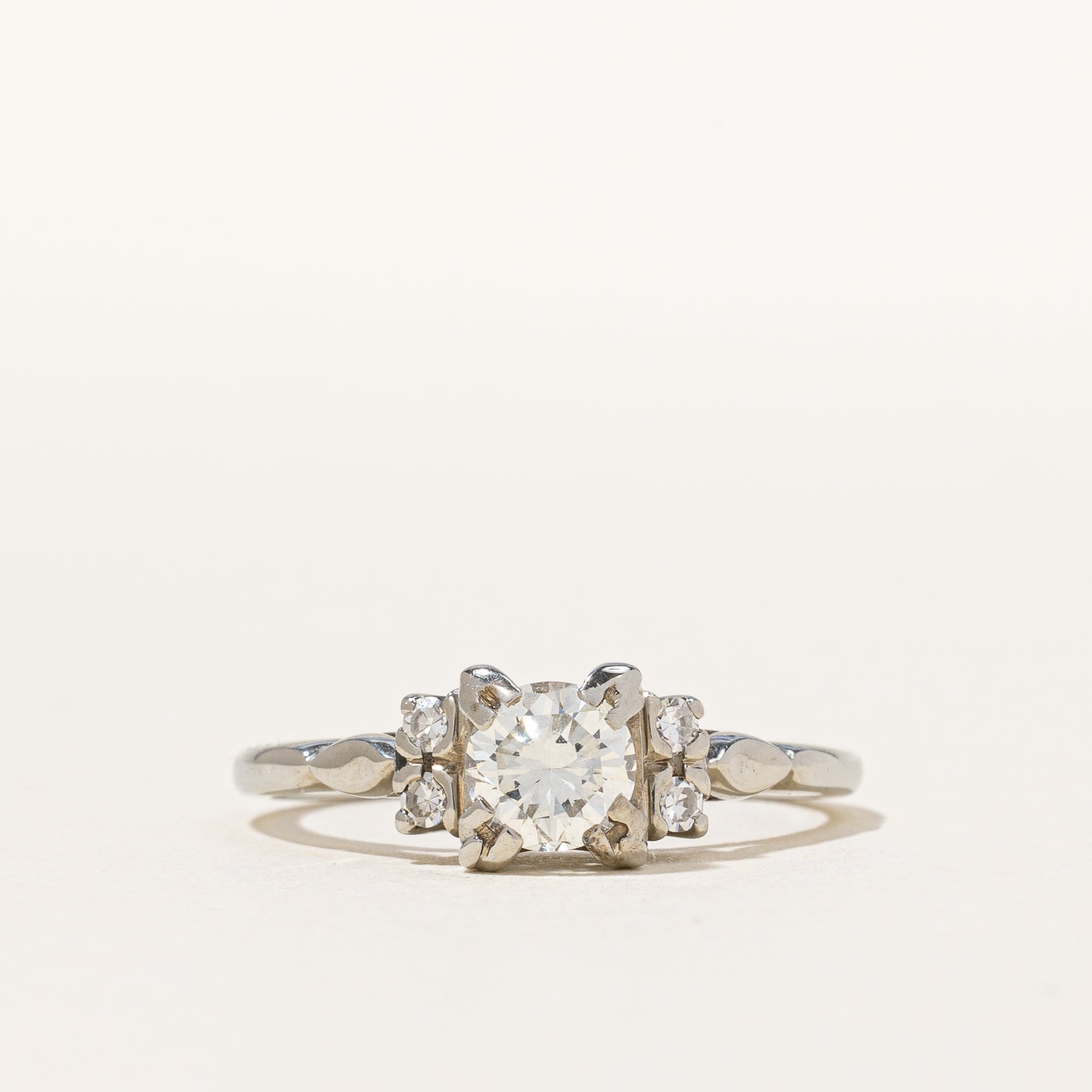 Vintage Diamond Engagement Ring | 0.75 ctw | SZ 8 |