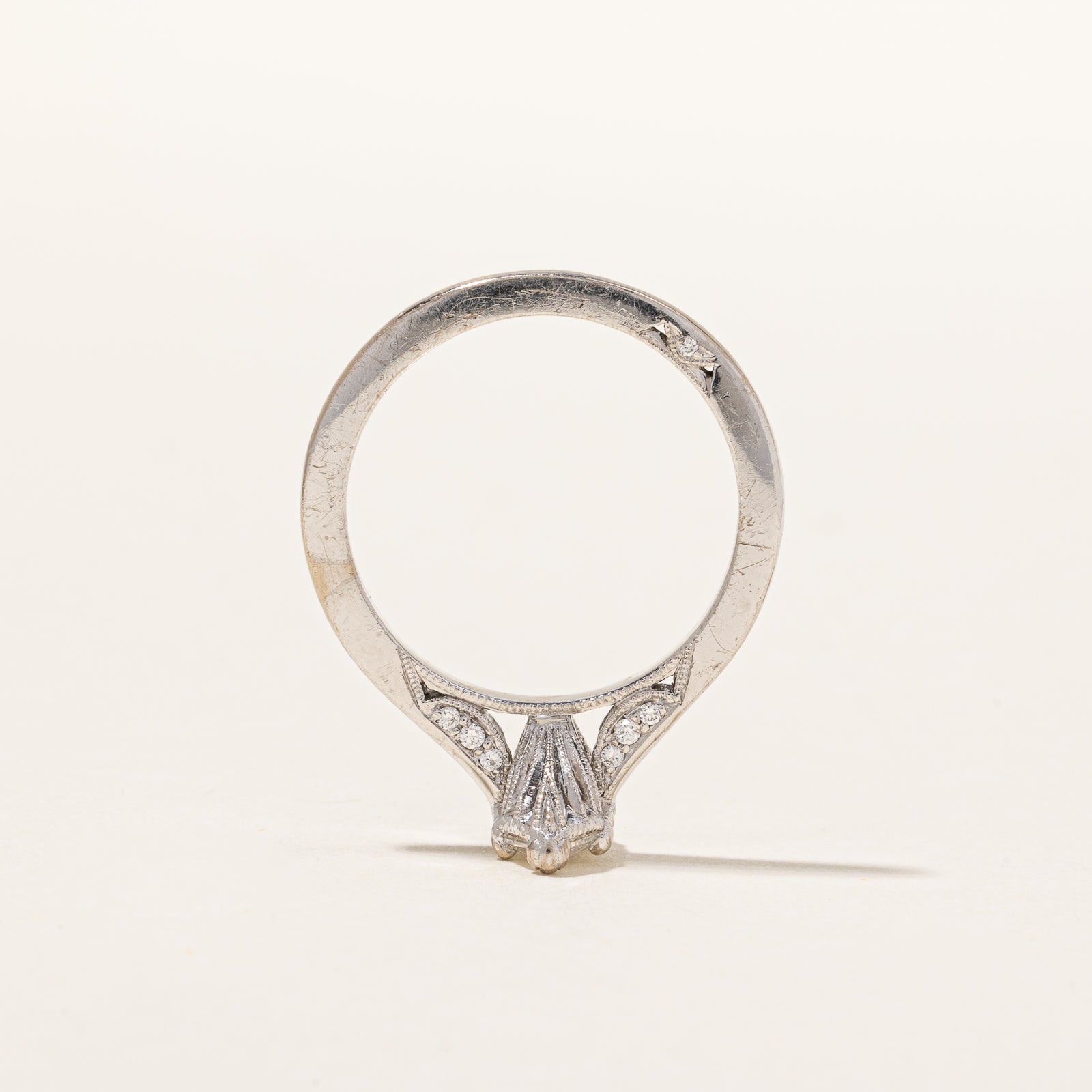 'Tacori' 1.01ct GIA-graded Natural Diamond Engagement Ring | GIA 1.01ct SI1 F | 0.08ctw | SZ 6.5 |