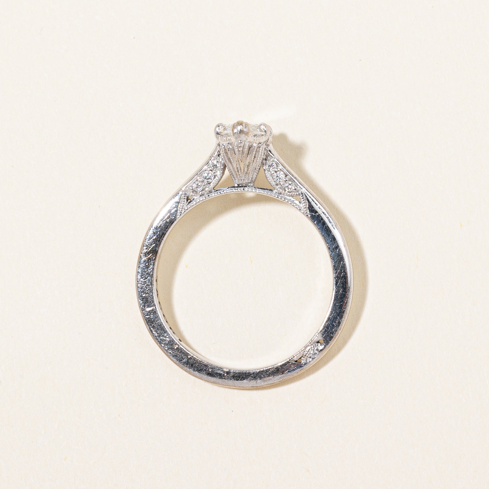 'Tacori' 1.01ct GIA-graded Natural Diamond Engagement Ring | GIA 1.01ct SI1 F | 0.08ctw | SZ 6.5 |