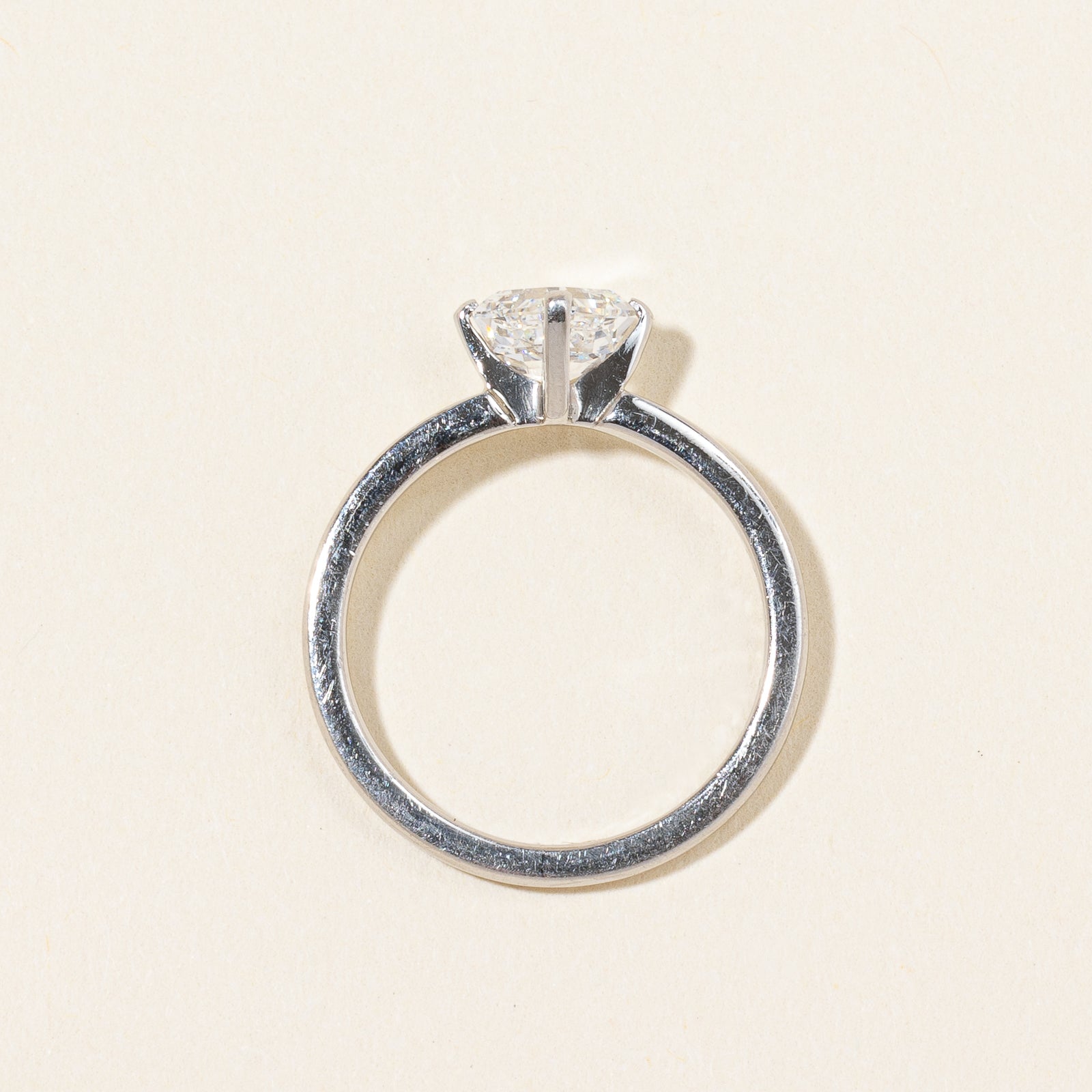 GIA Graded Asscher Cut Diamond Ring | 1.01 ct SI1 D | 5.5