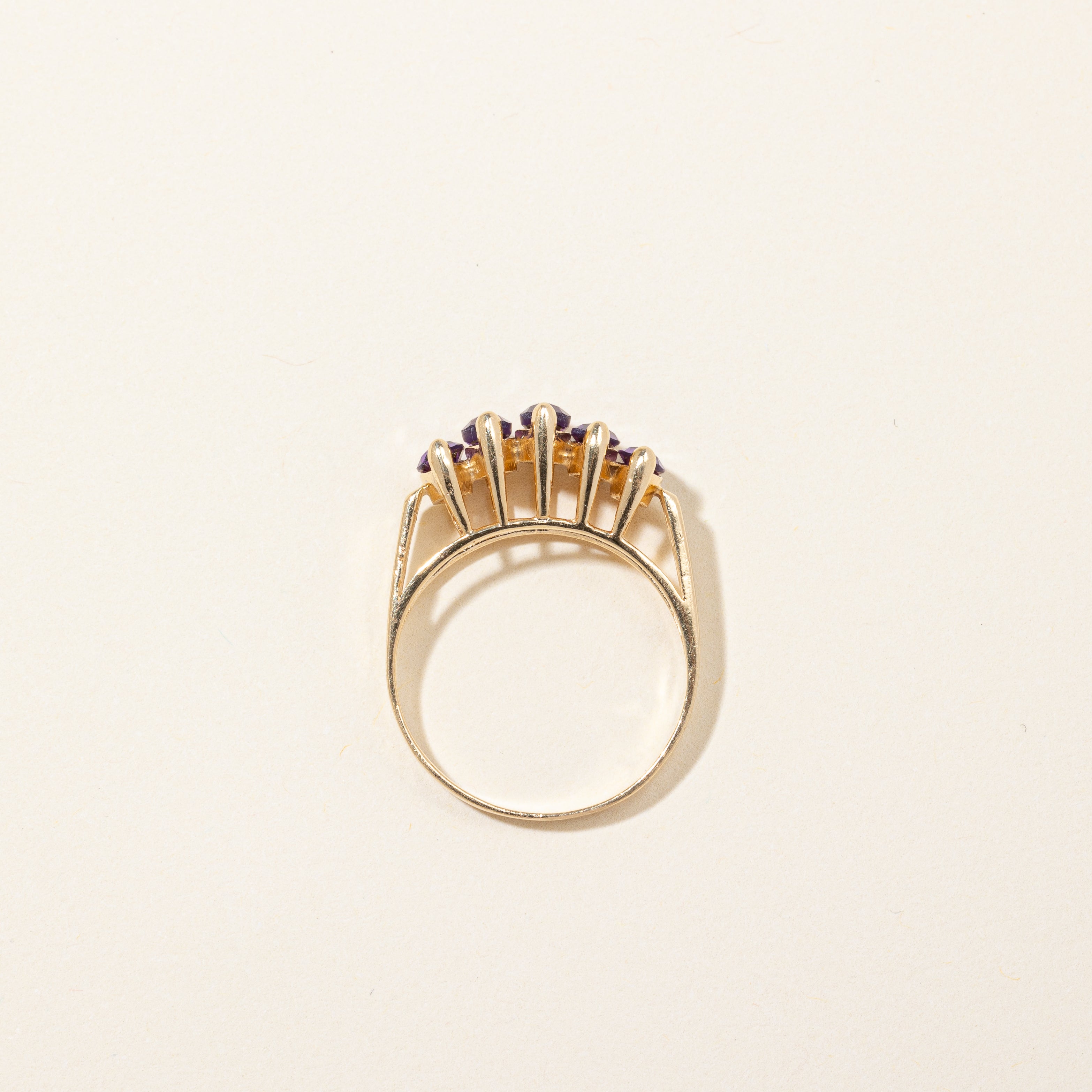 High Set Amethyst Ring | 1.00ctw | SZ 6.25 |