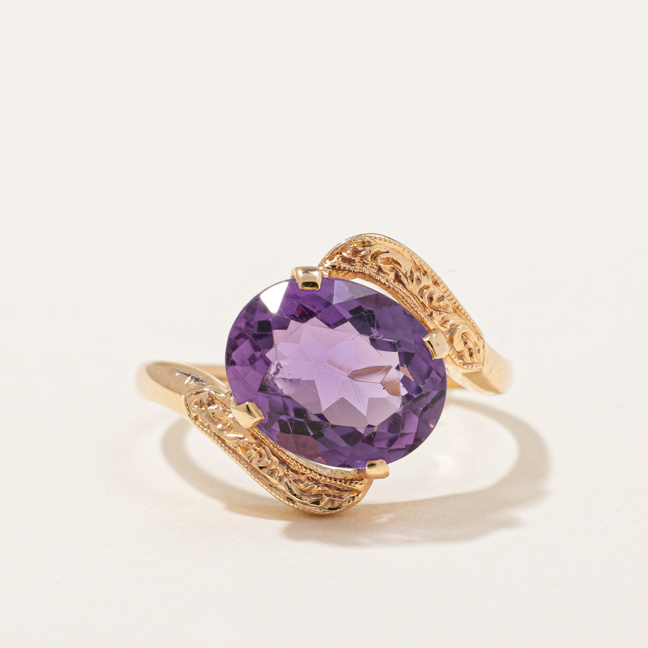 Bague cocktail en améthyste | 2,35 ct | Taille 5 |
