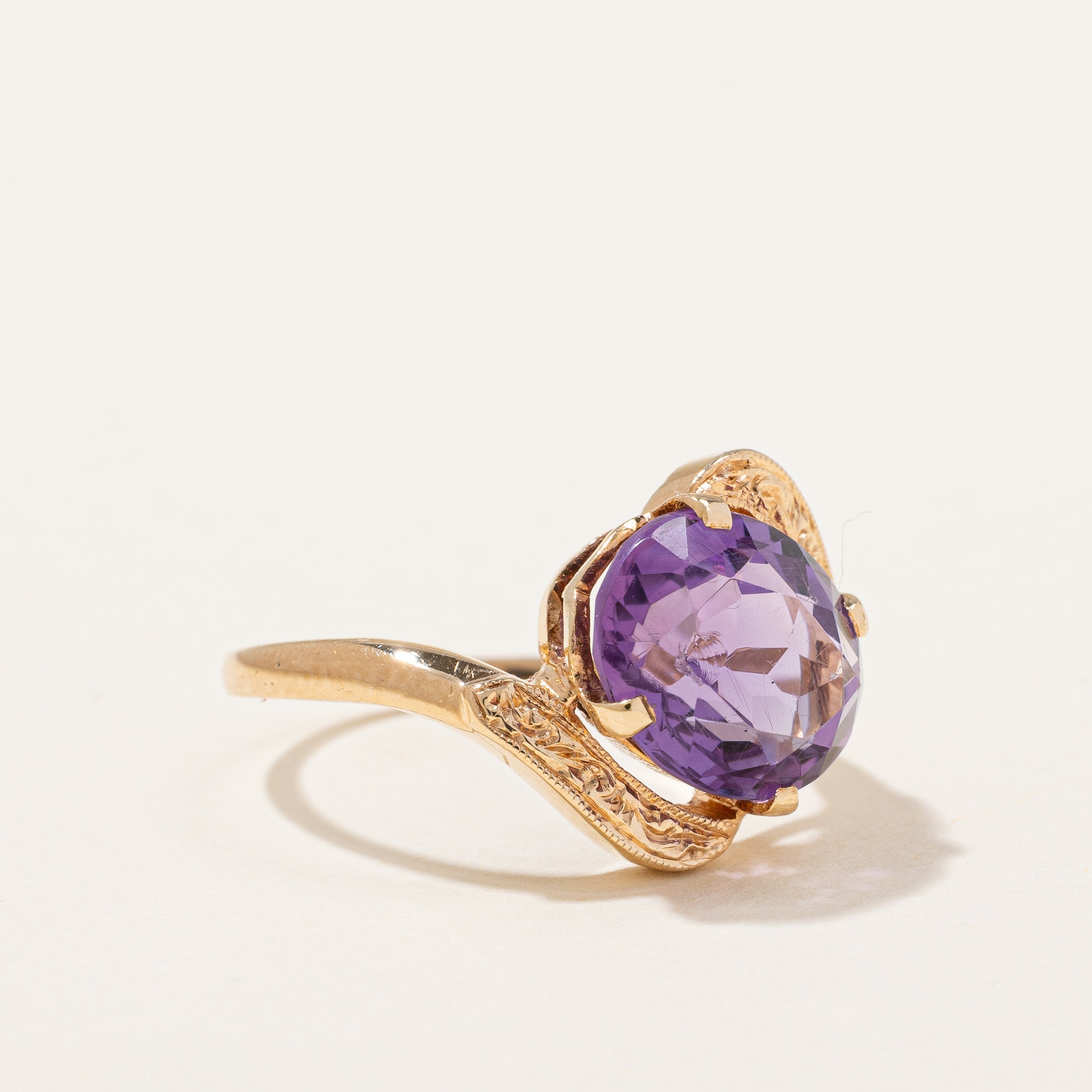 Bague cocktail en améthyste | 2,35 ct | Taille 5 |