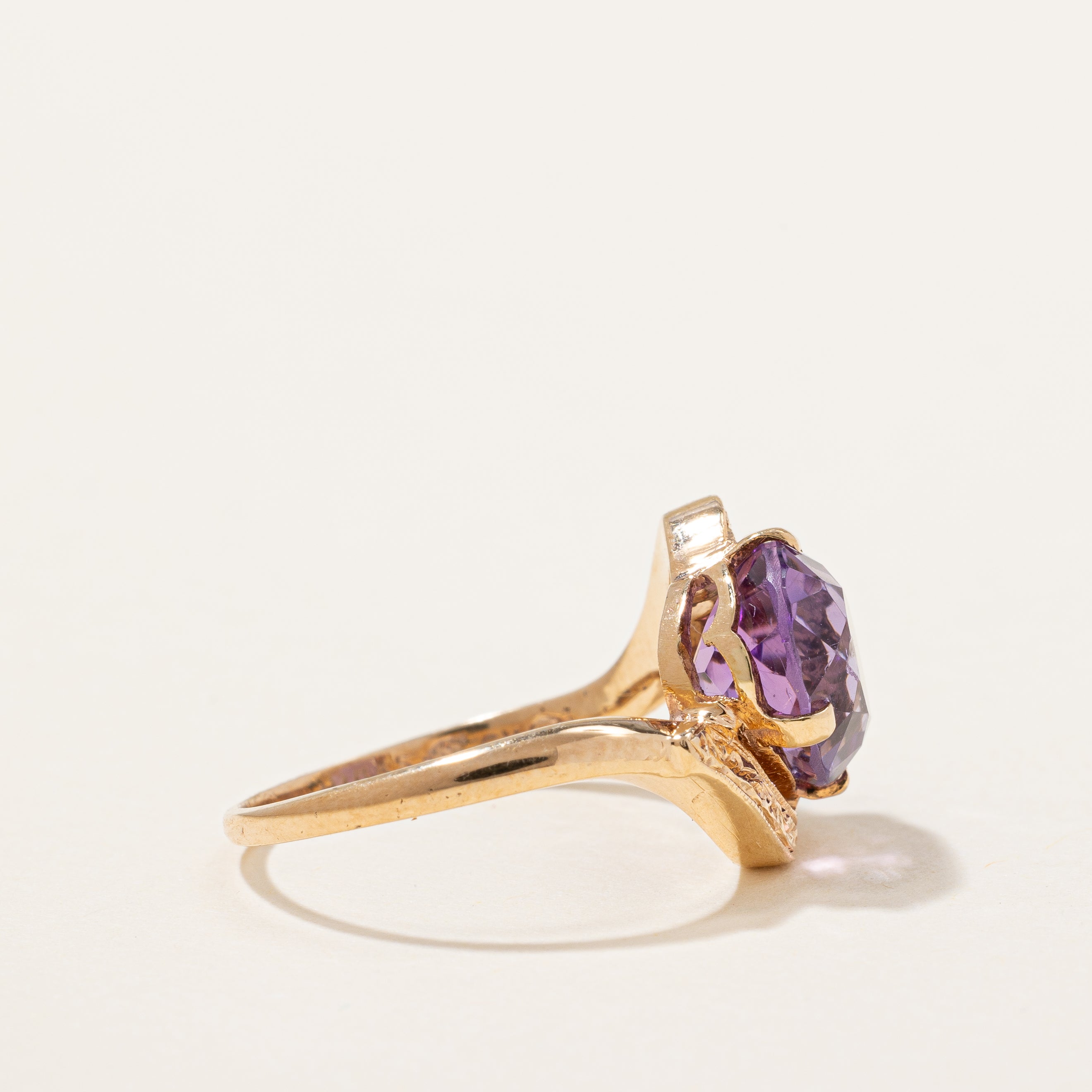 Bague cocktail en améthyste | 2,35 ct | Taille 5 |