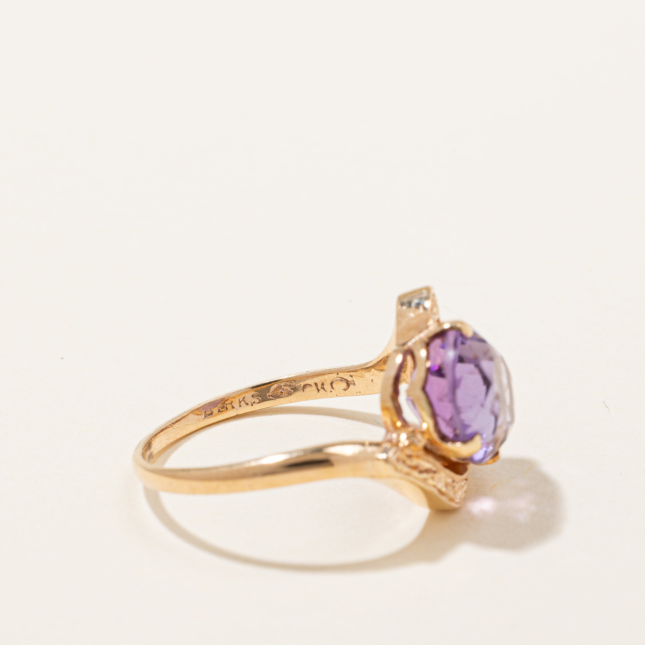 Bague cocktail en améthyste | 2,35 ct | Taille 5 |