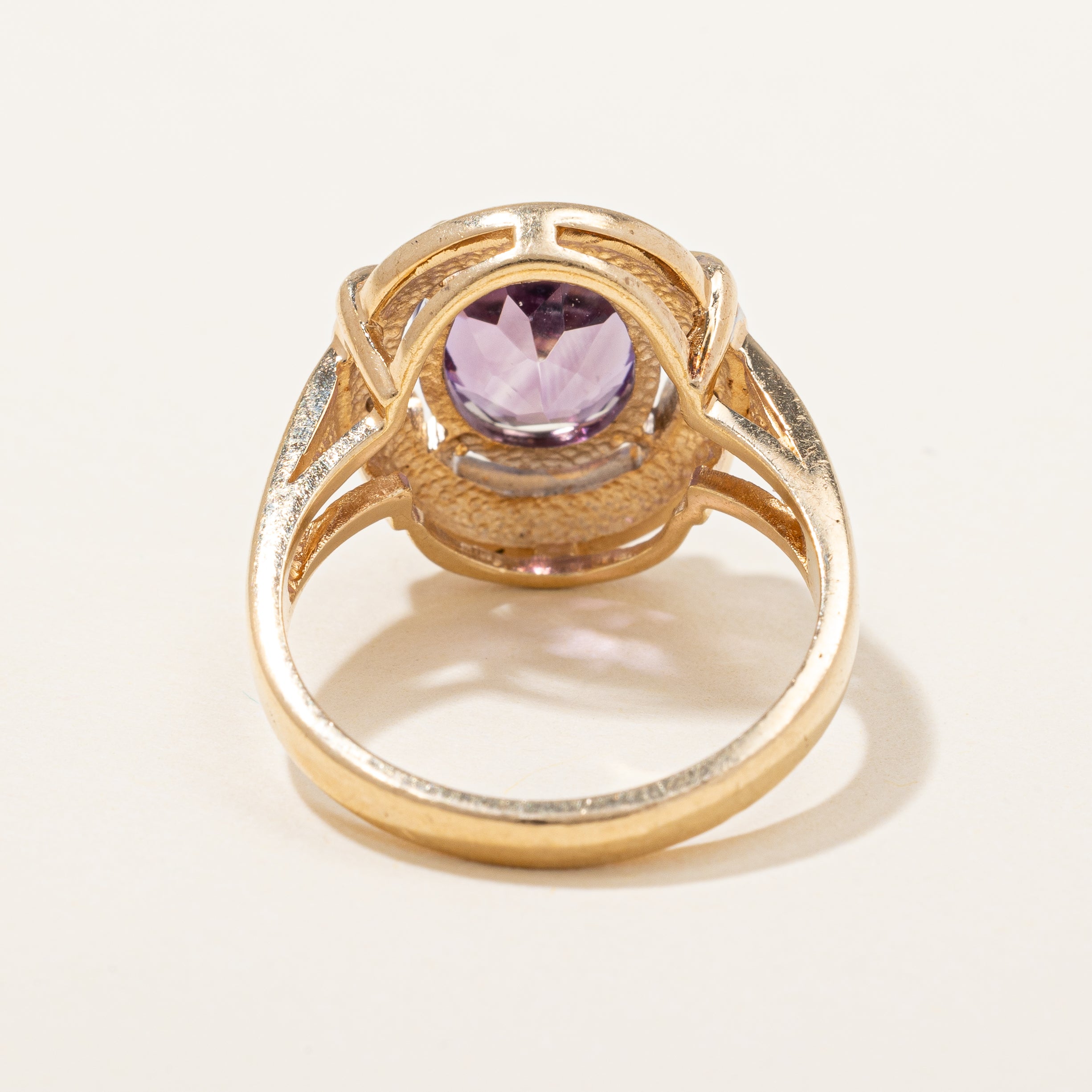 Amethyst & Diamond Cocktail Ring | 2.15ct, 0.04ctw | SZ 6.25 |