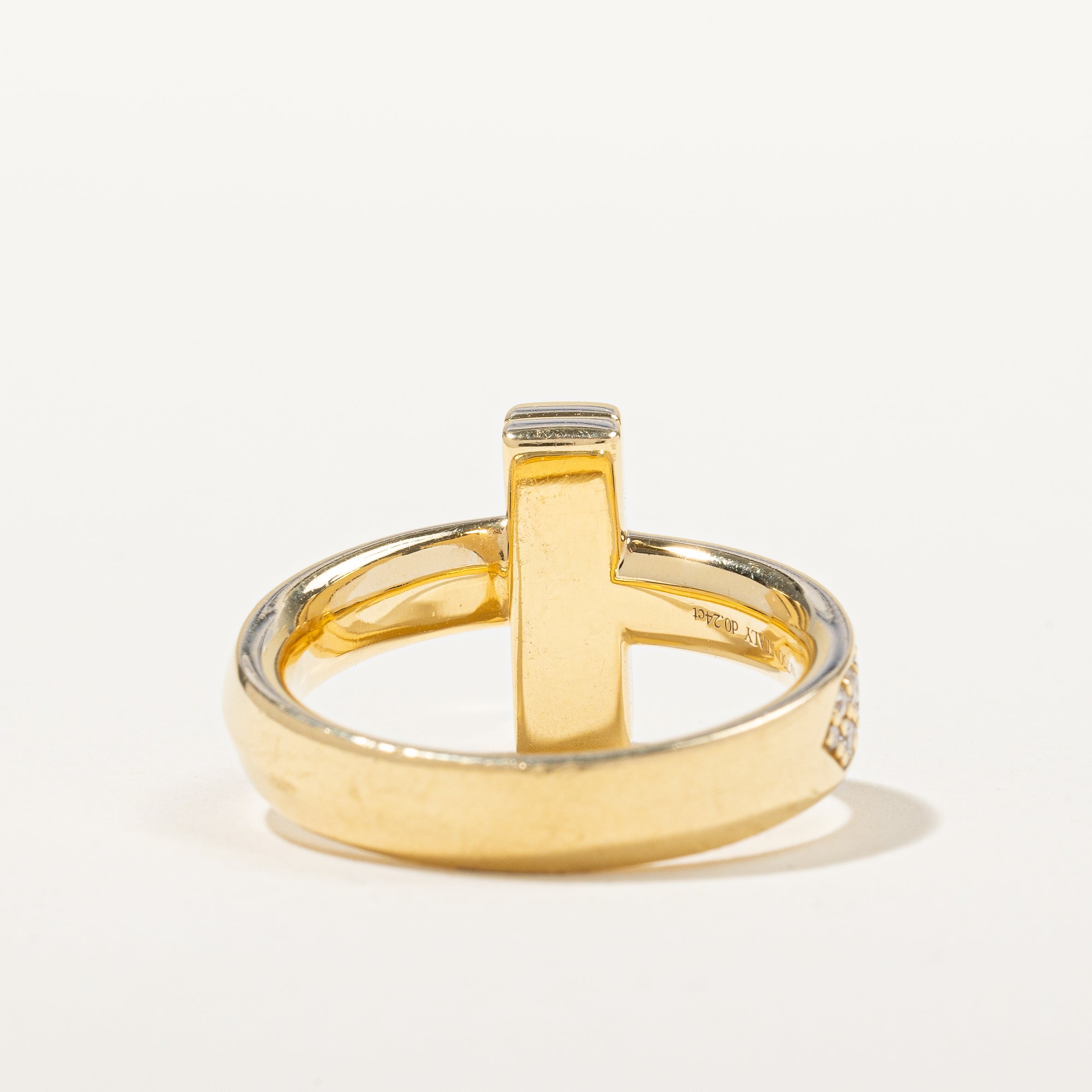 'Tiffany & Co' Tiffany T T1 Ring | 0.24ctw | SZ 7.75 |