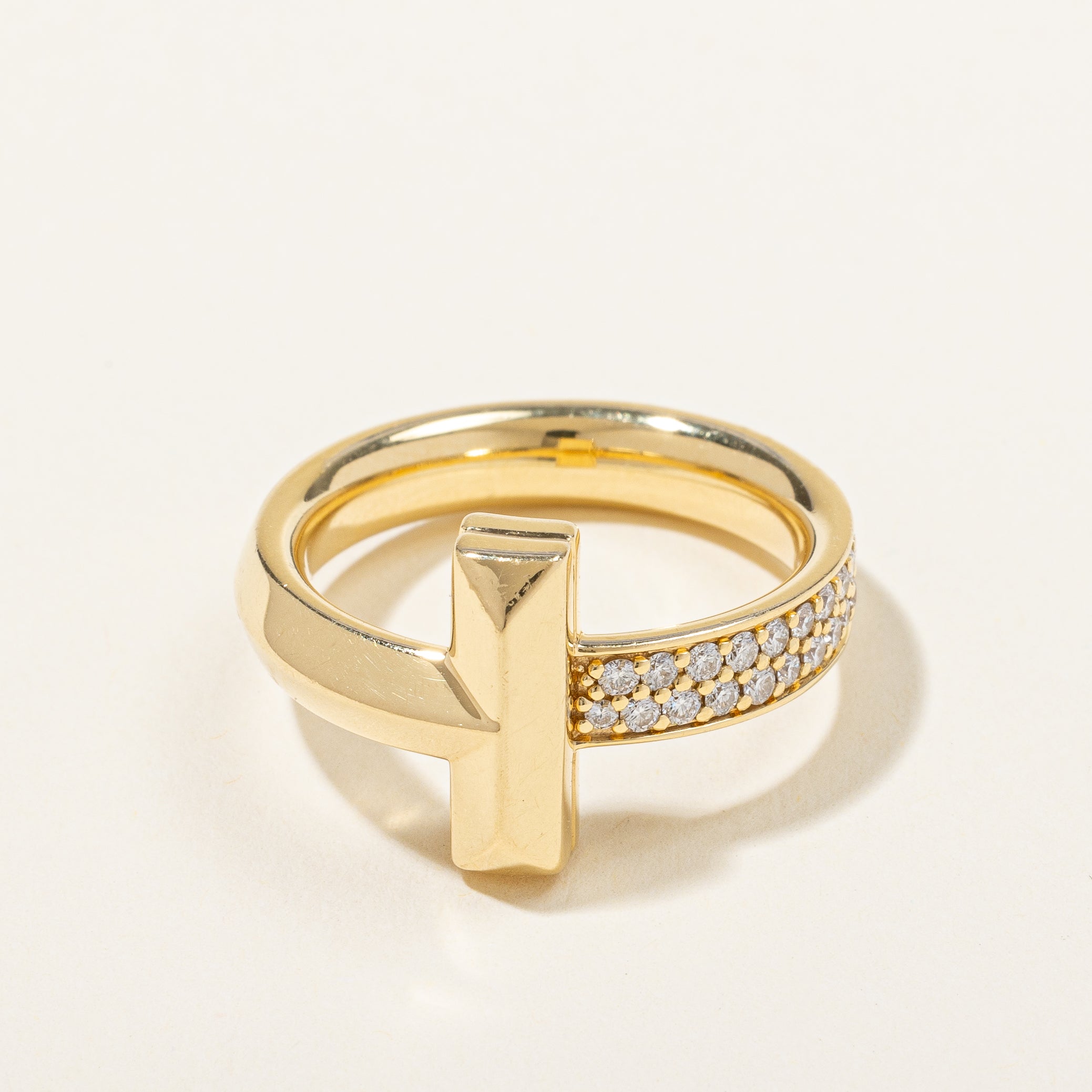'Tiffany & Co' Tiffany T T1 Ring | 0.24ctw | SZ 7.75 |