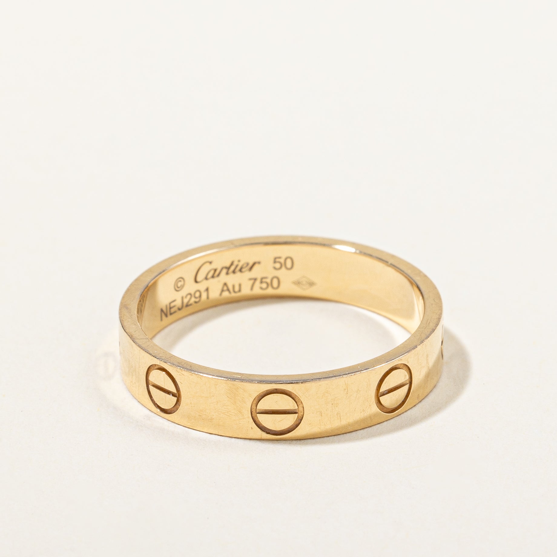 'Cartier' Love Ring Small Model | SZ 5.25 |