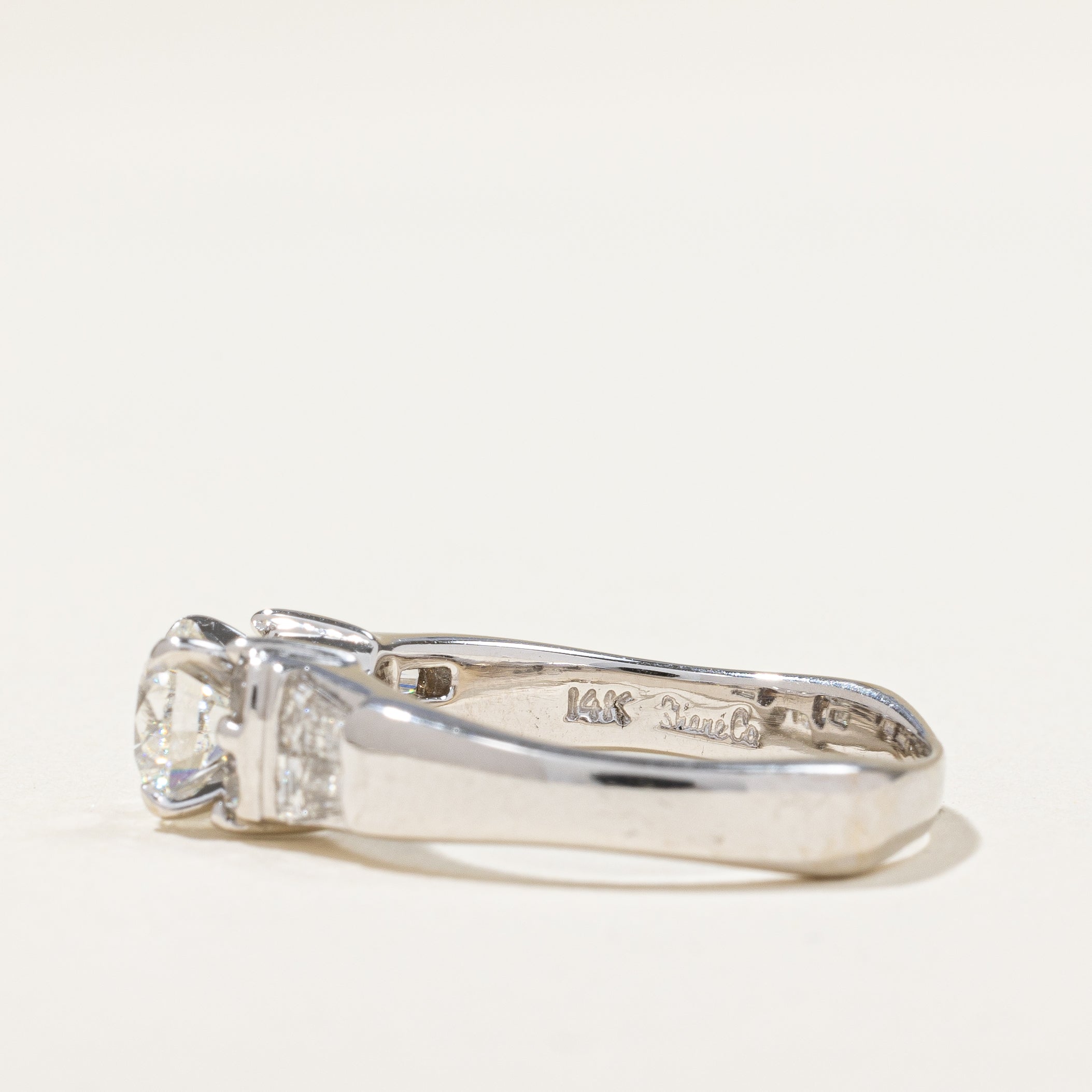 Diamond Engagement Ring | 0.78ct SI1 G | 0.36ctw | SZ 7.25 |