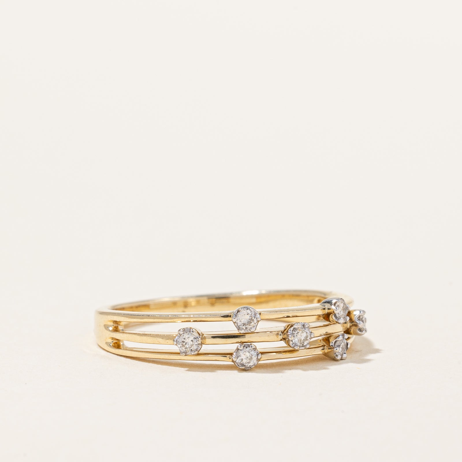 Bague en diamant | 0,13 ct | Taille 7 |