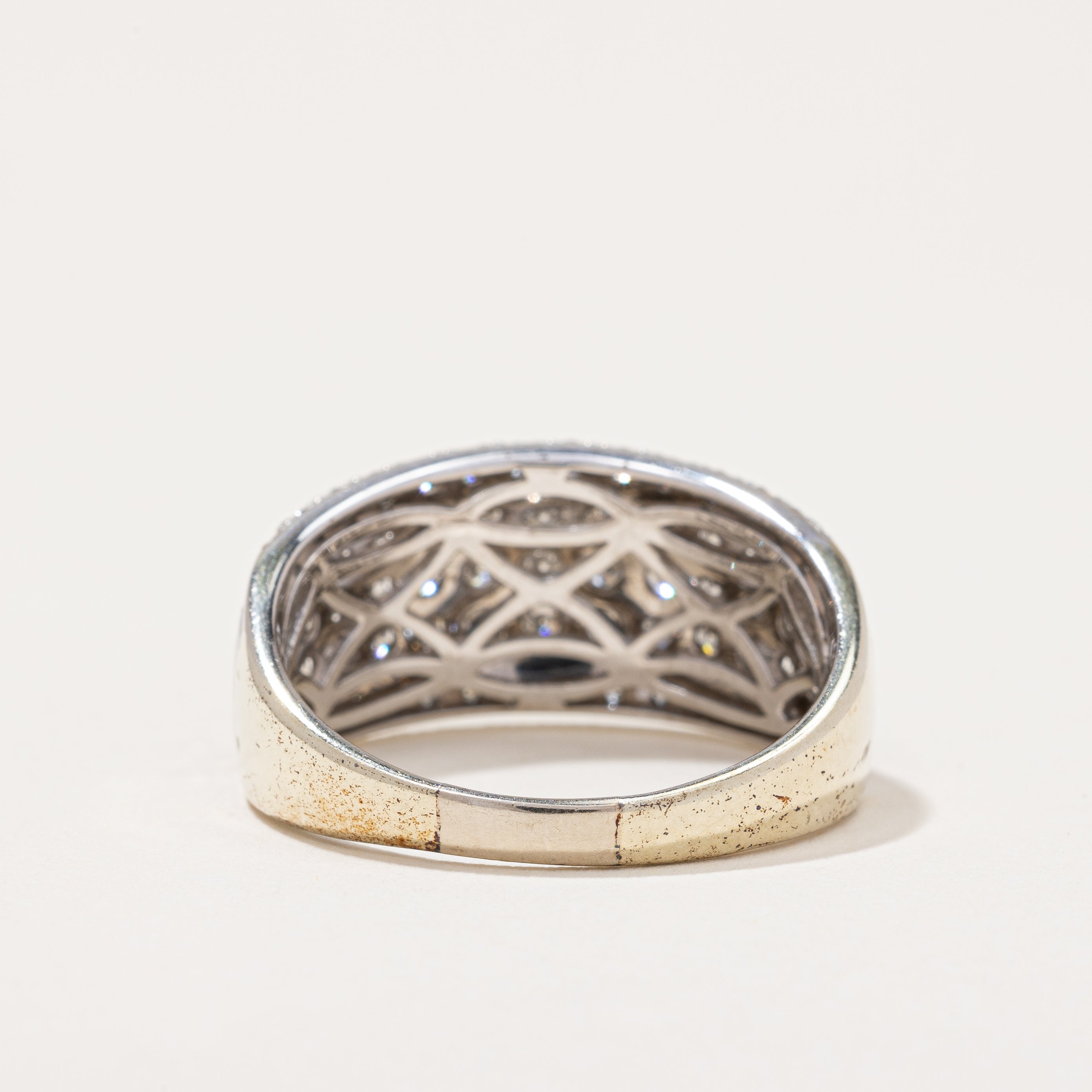 Michael Hill' Wide Diamond Ring | 1.00ctw | SZ 9.75 |