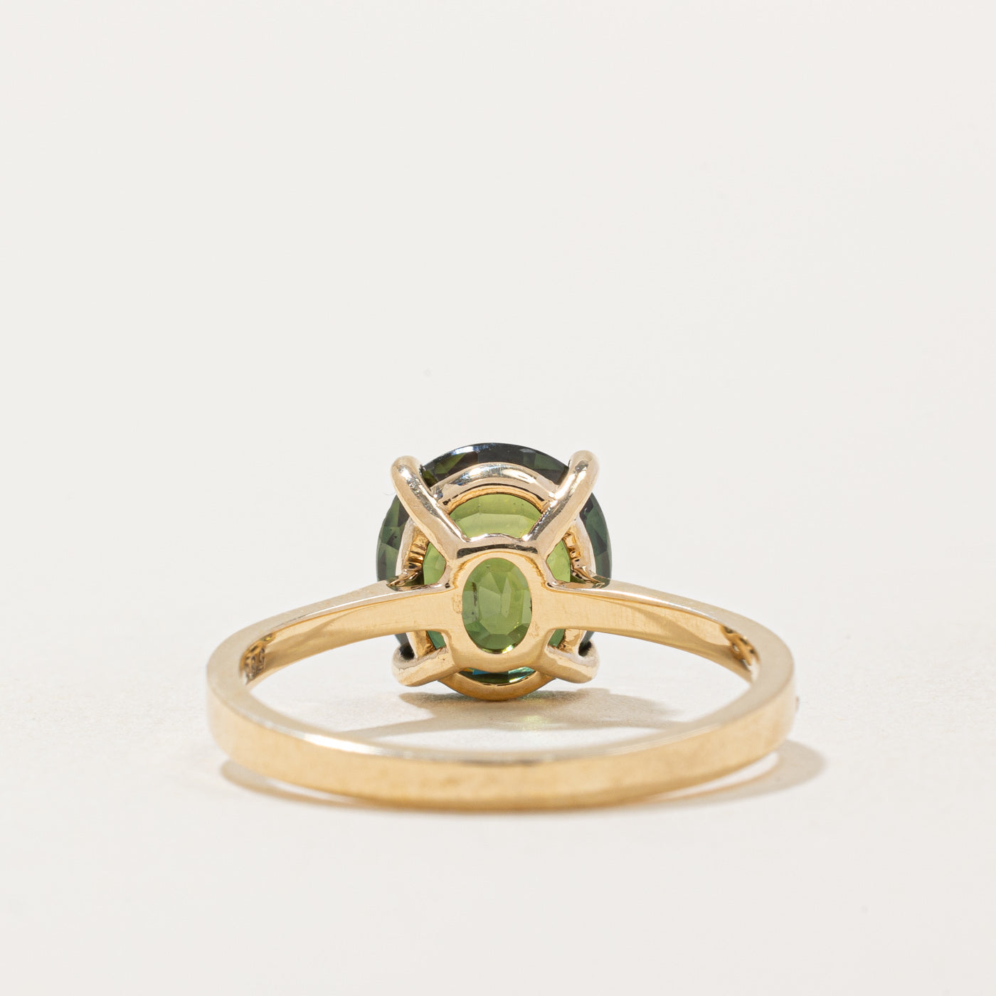 Green Sapphire Ring | 3.15ct | SZ 6.75 |