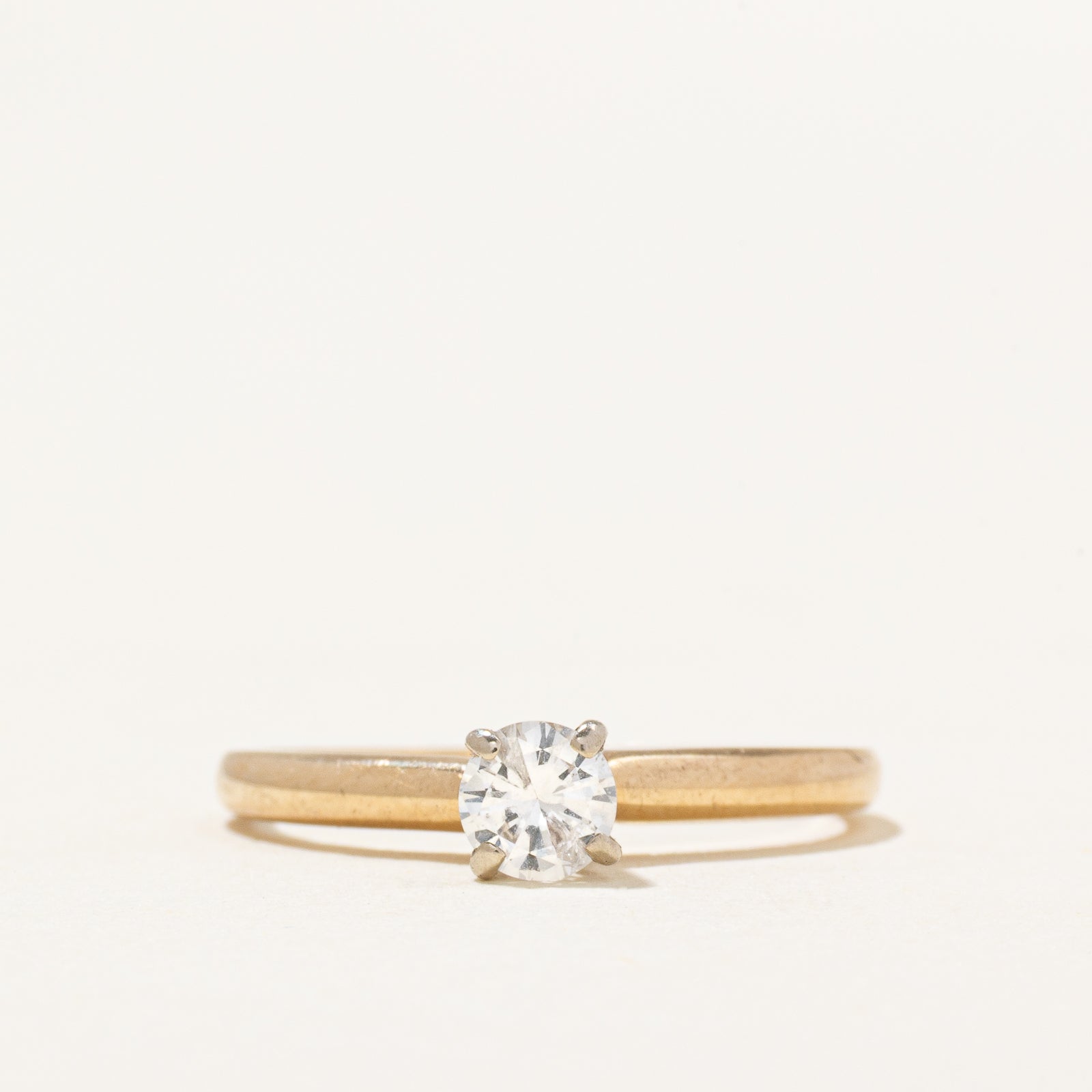 High Set Diamond Solitaire Ring | 0.25ct | SZ 4.5 |