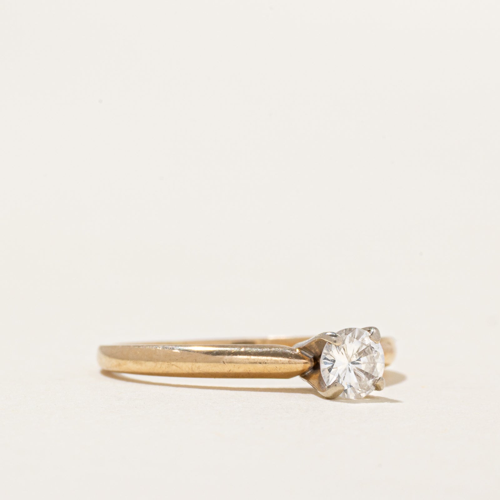High Set Diamond Solitaire Ring | 0.25ct | SZ 4.5 |
