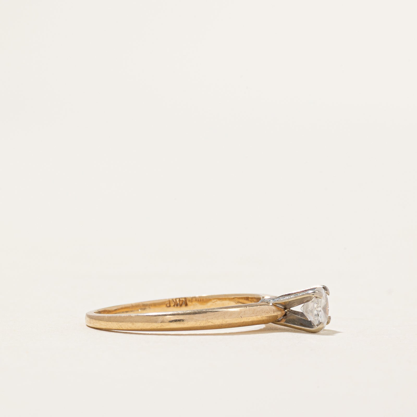 High Set Diamond Solitaire Ring | 0.25ct | SZ 4.5 |