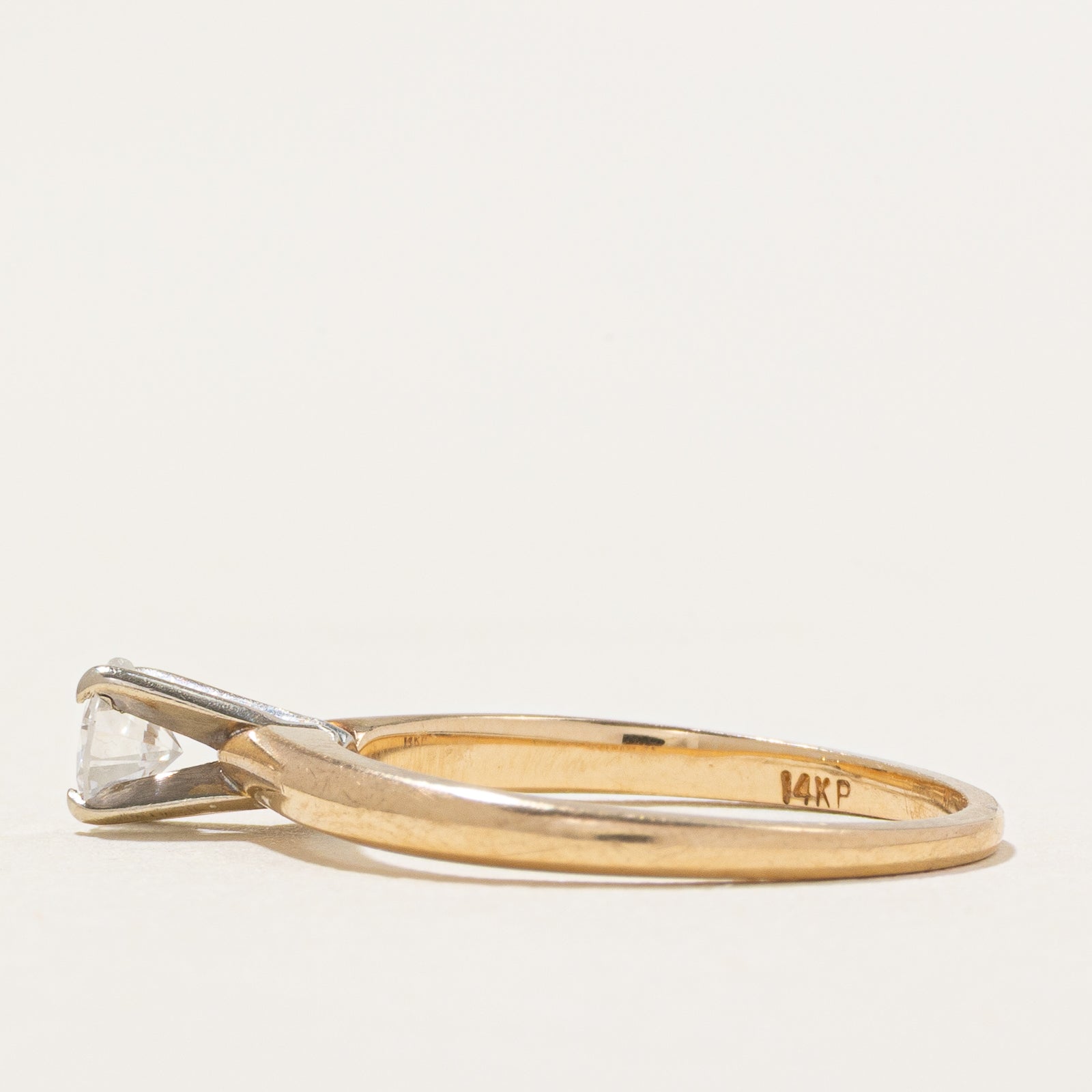 High Set Diamond Solitaire Ring | 0.25ct | SZ 4.5 |
