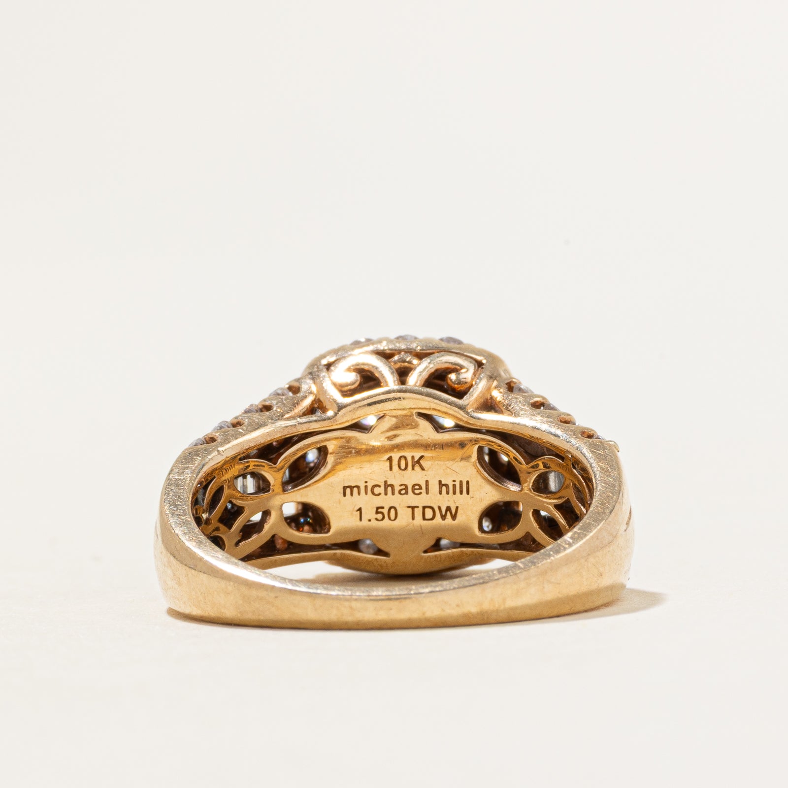 Multi-Row Diamond Halo Ring | 1.50ctw | SZ 6.75