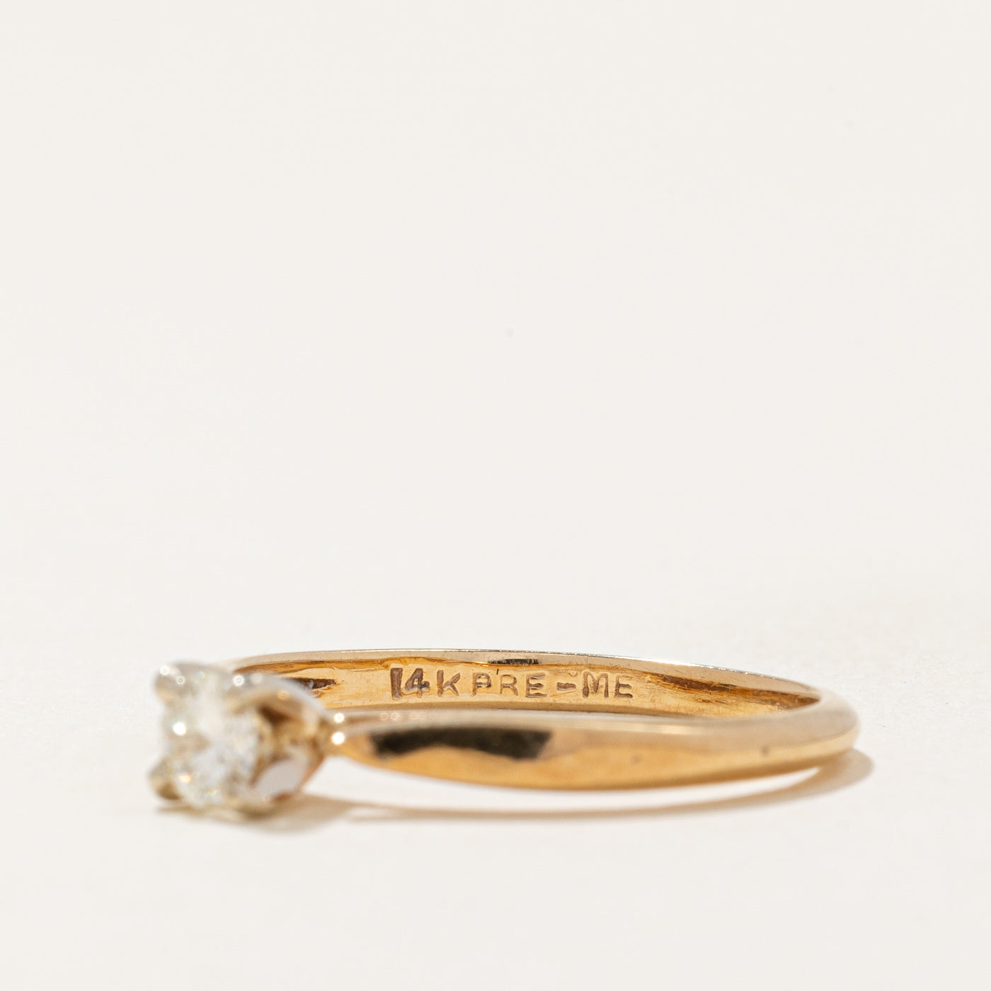 Solitaire Diamond Engagement Ring | 0.18ct | SZ 6 |