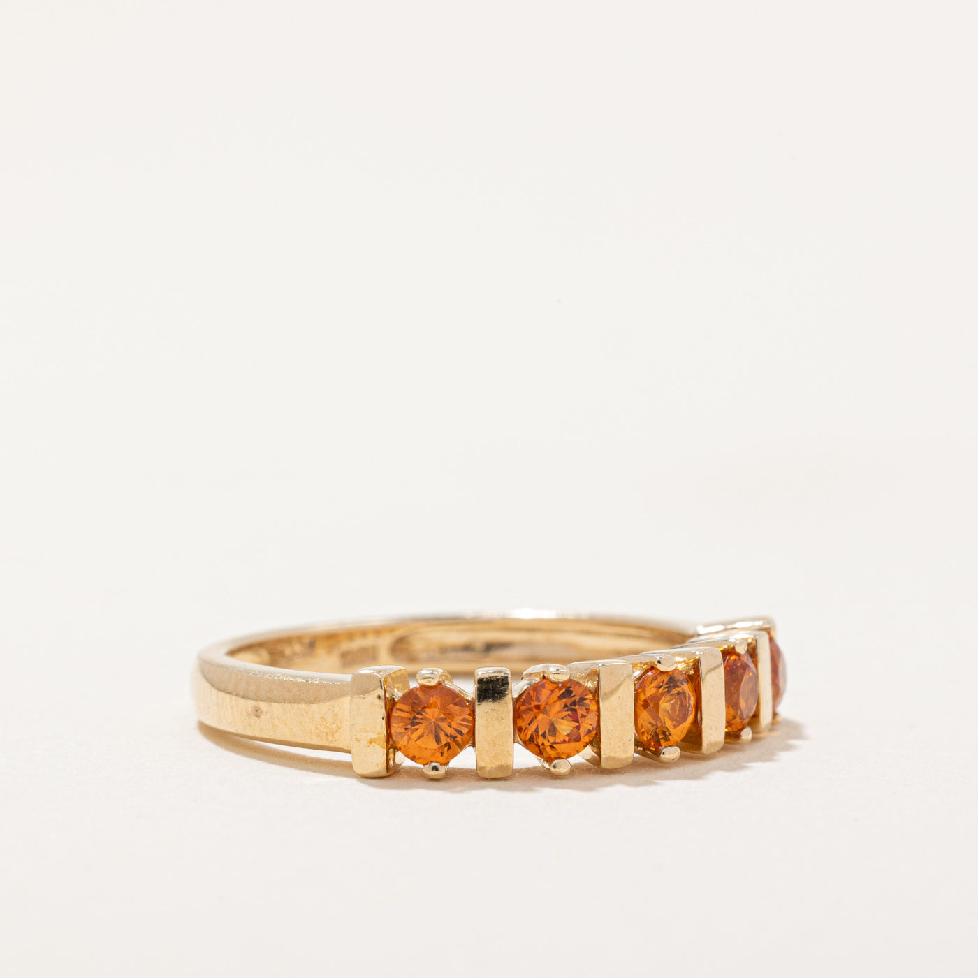 Five Stone Yellow Sapphire Band | 0.23ctw | SZ 5 |