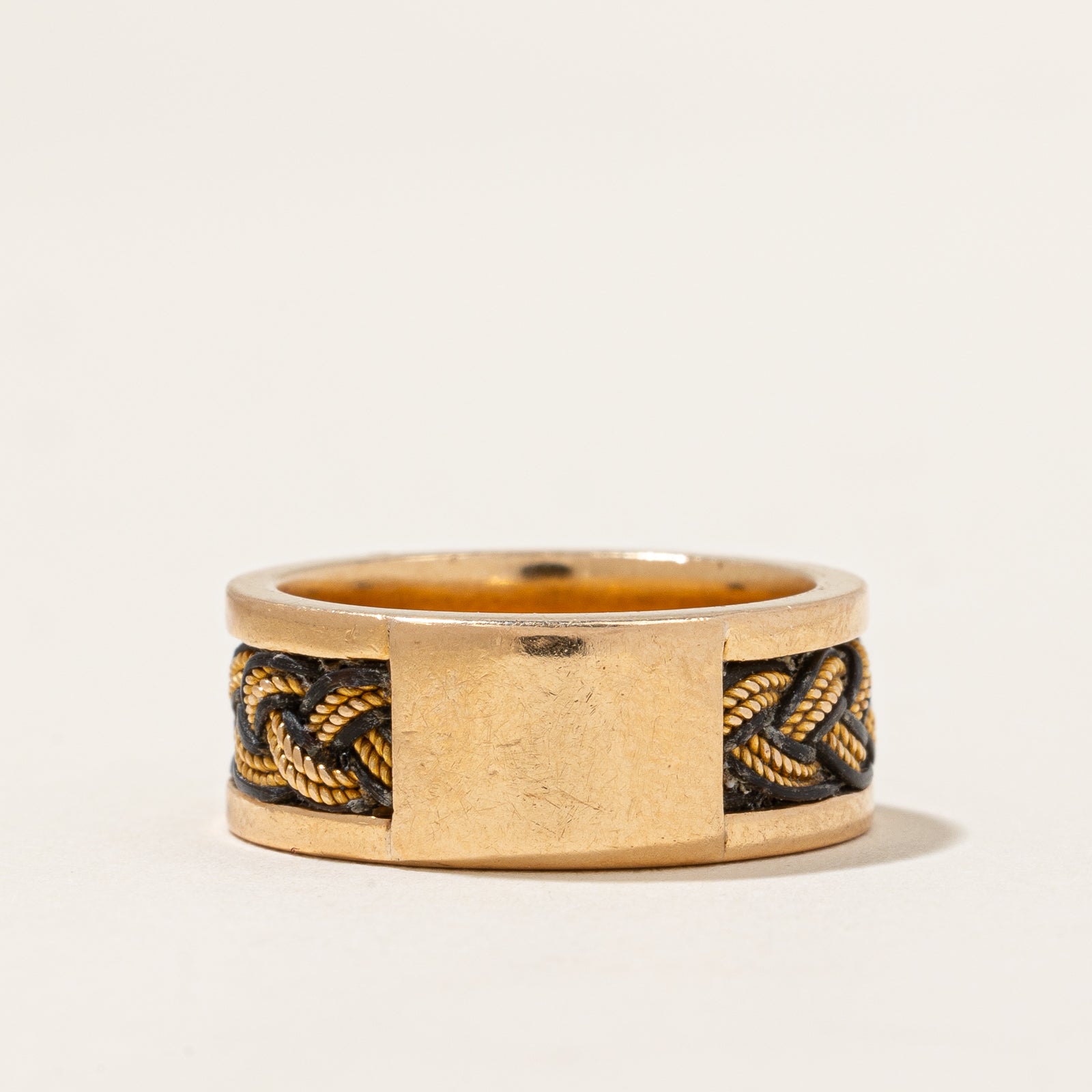 Yellow Gold Braided Band | SZ 6 |