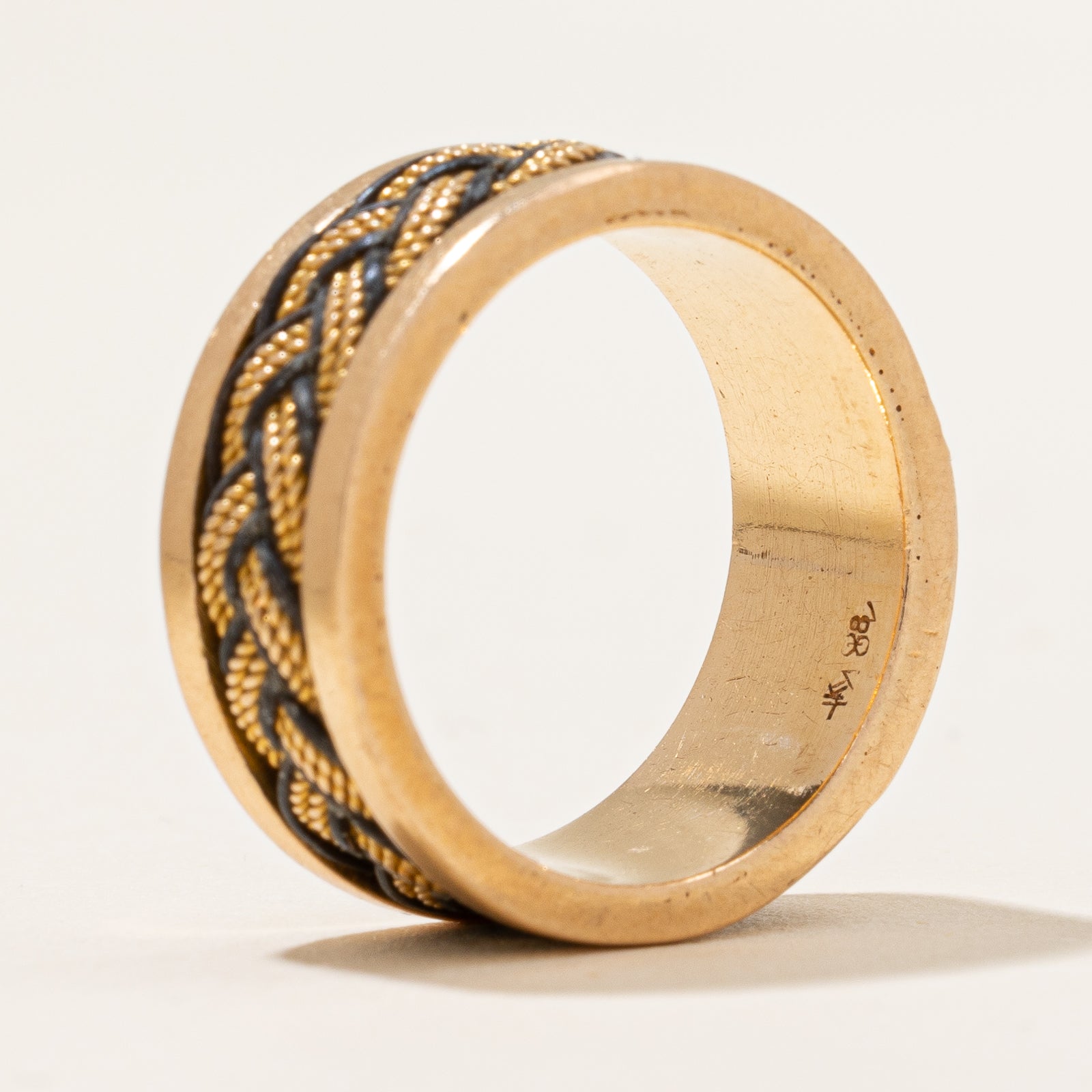 Yellow Gold Braided Band | SZ 6 |