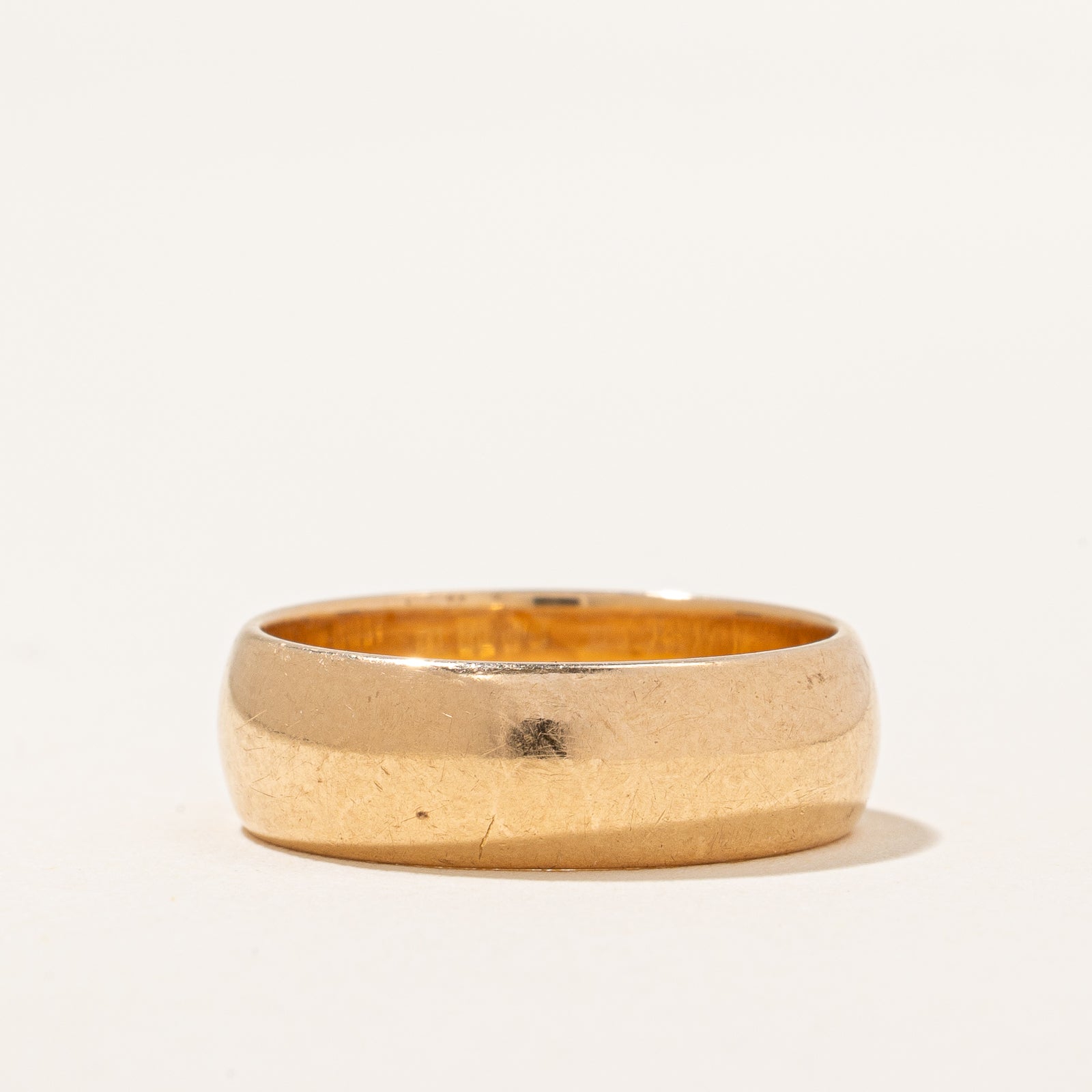 1918 Birmingham Yellow Gold Band | SZ 7.25 |